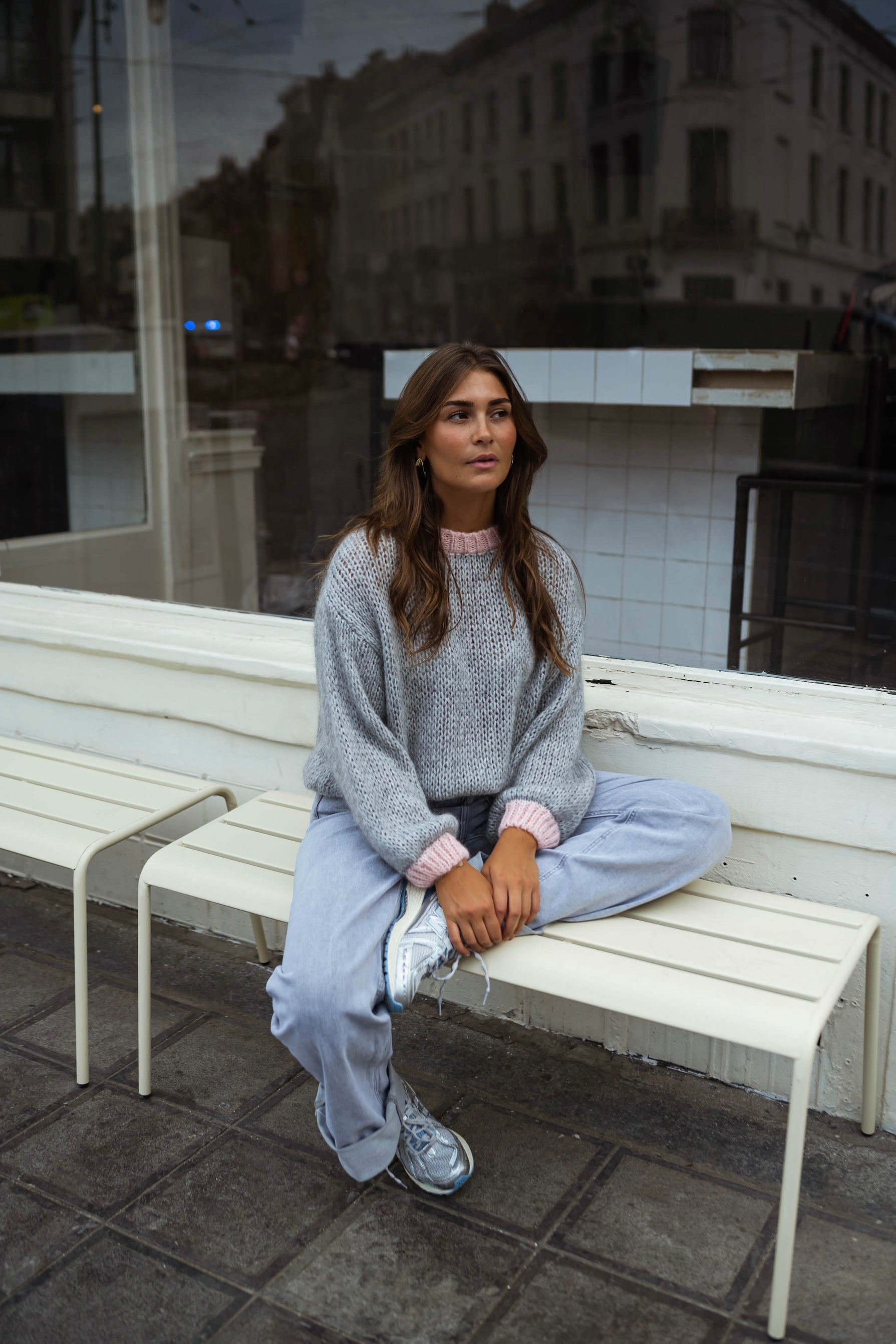 Grey Suzanne Sweater