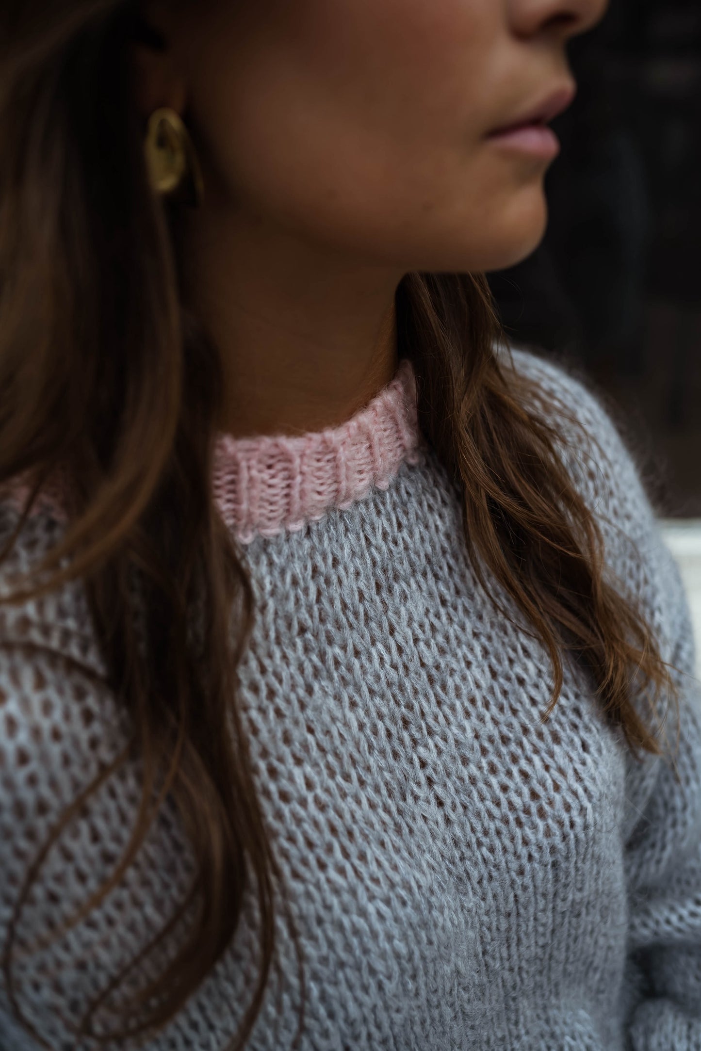 Grey Suzanne Sweater