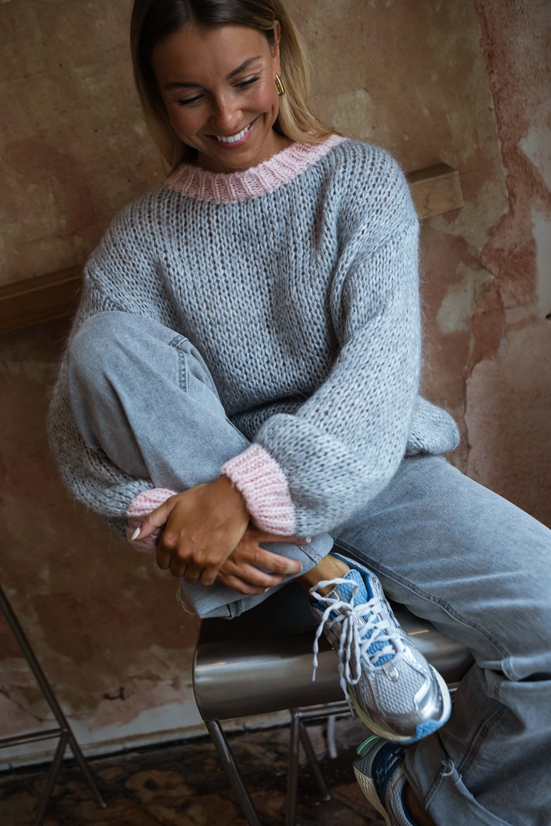 Grey Suzanne Sweater