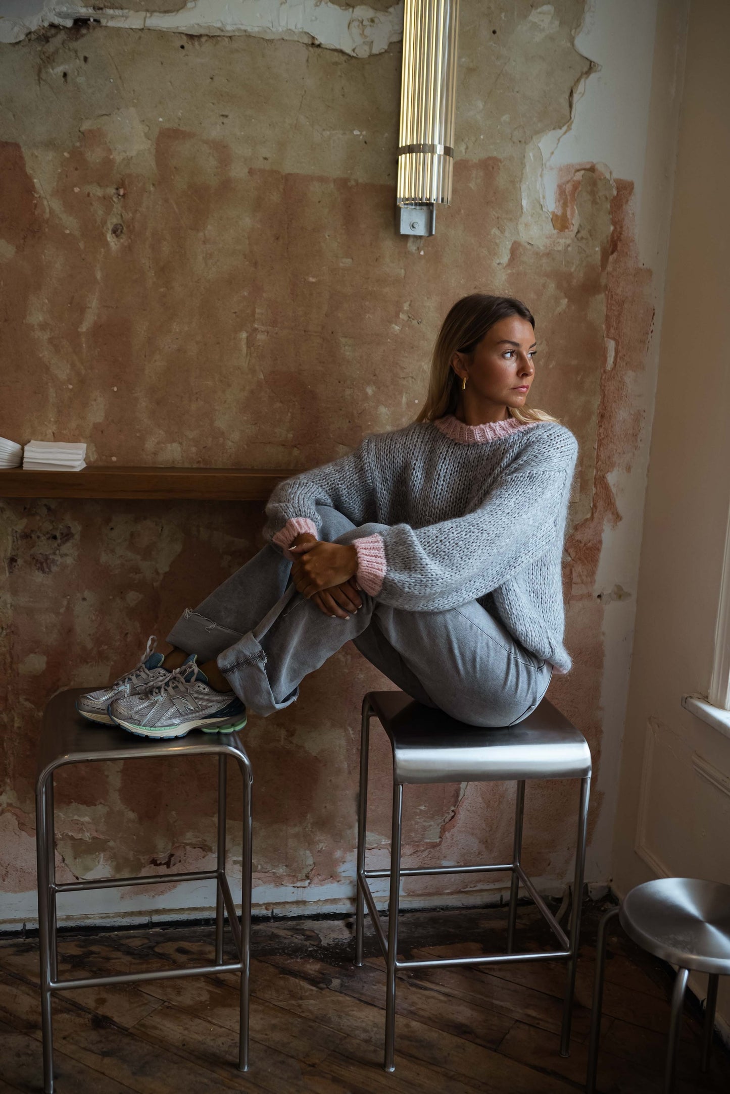 Grey Suzanne Sweater