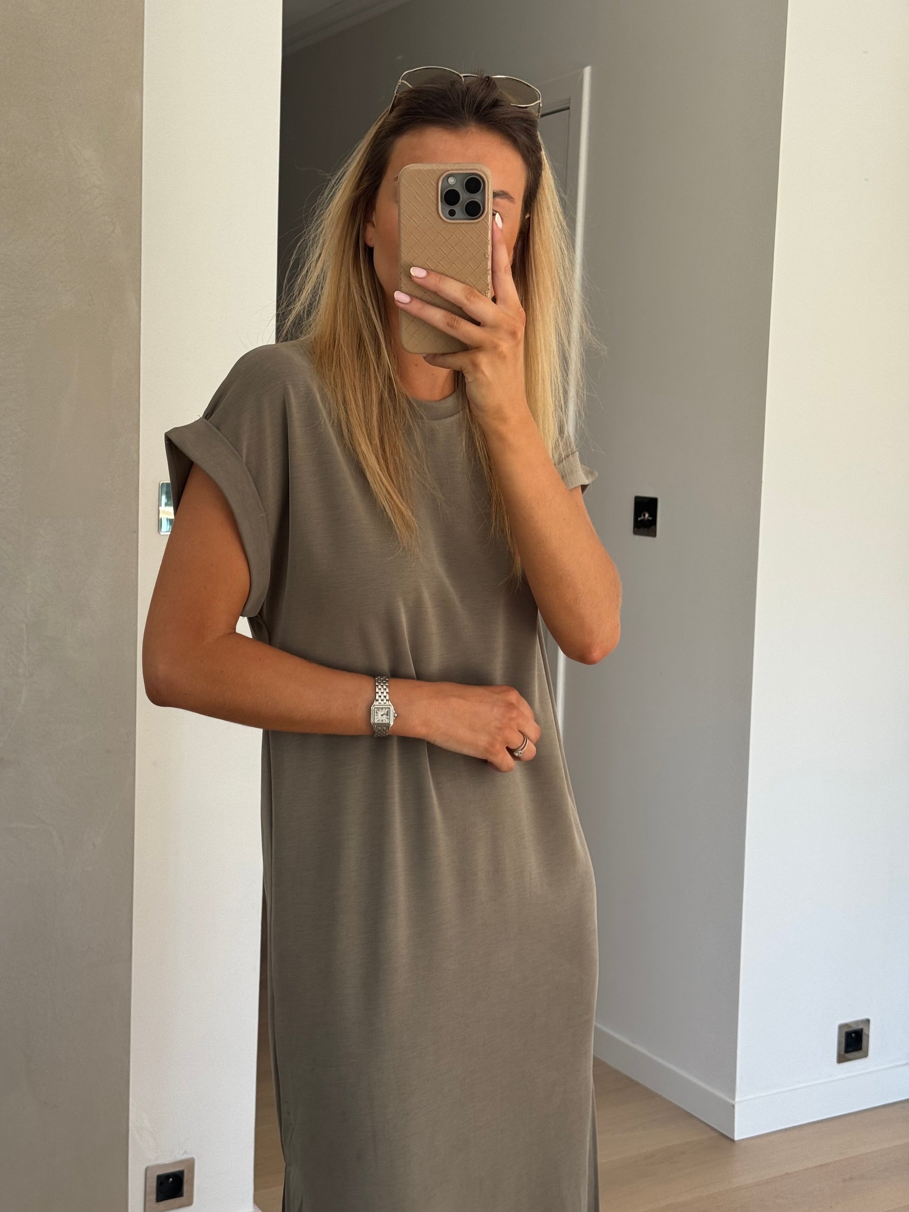 Khaki Lyana Dress