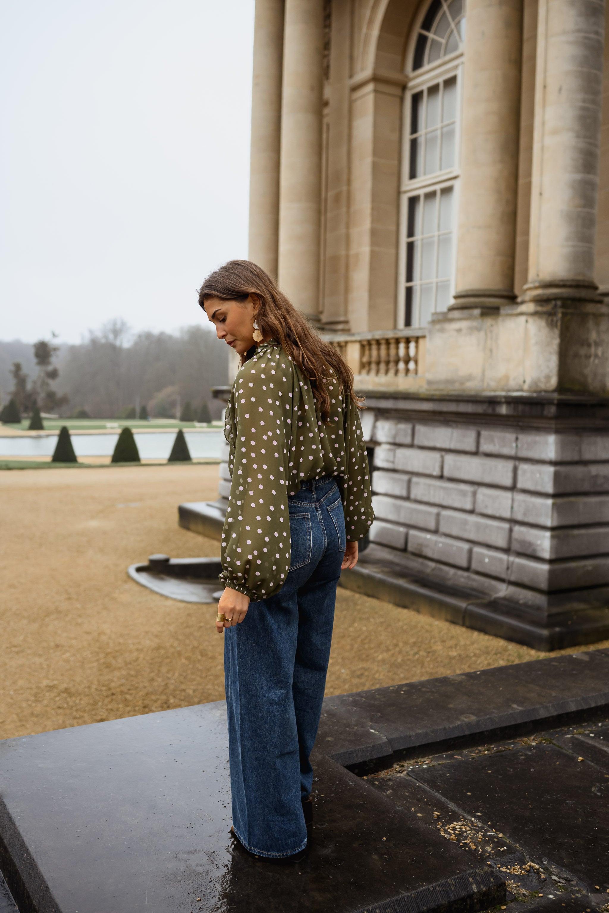 Khaki Alessia Blouse
