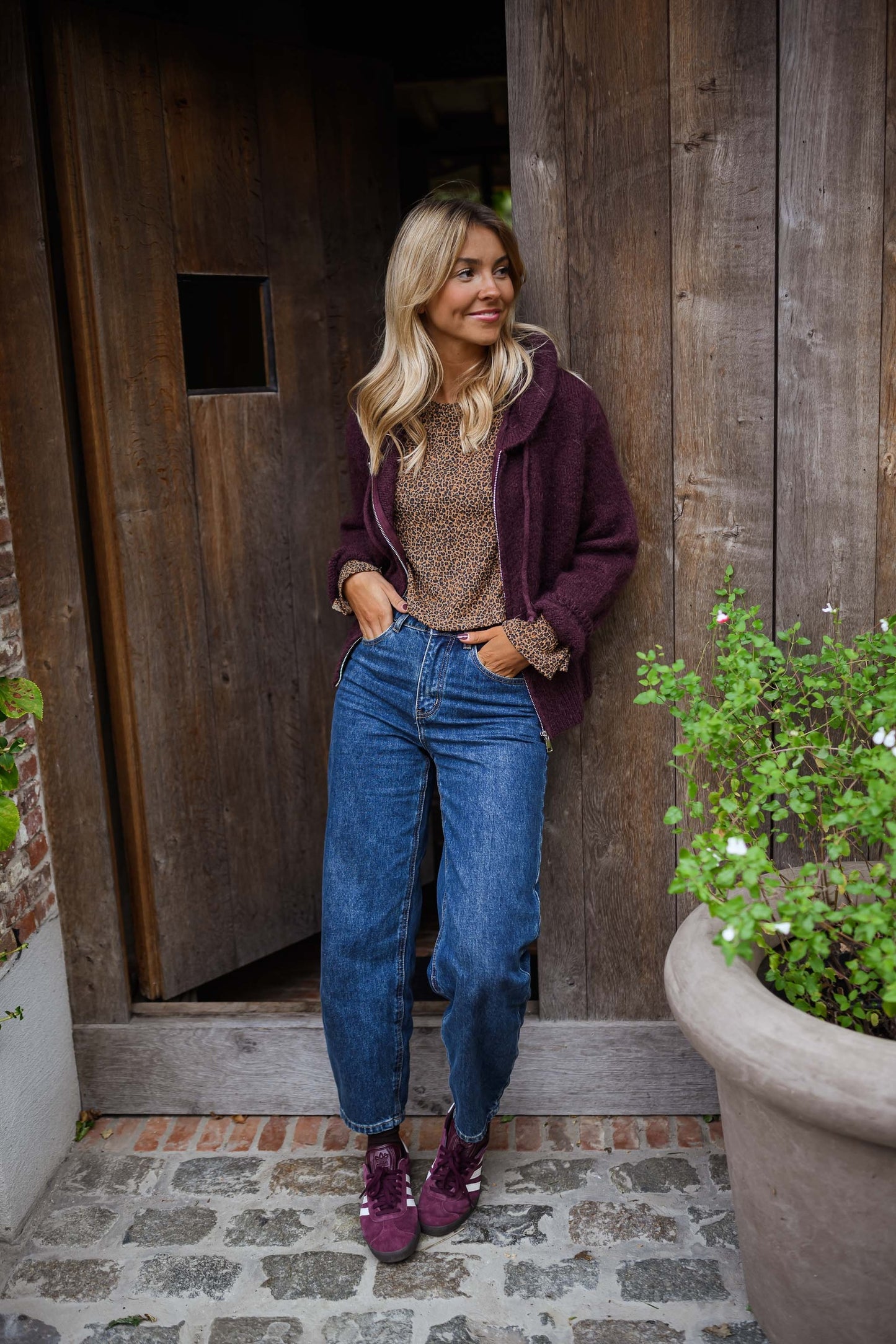 Leopard Analy Blouse