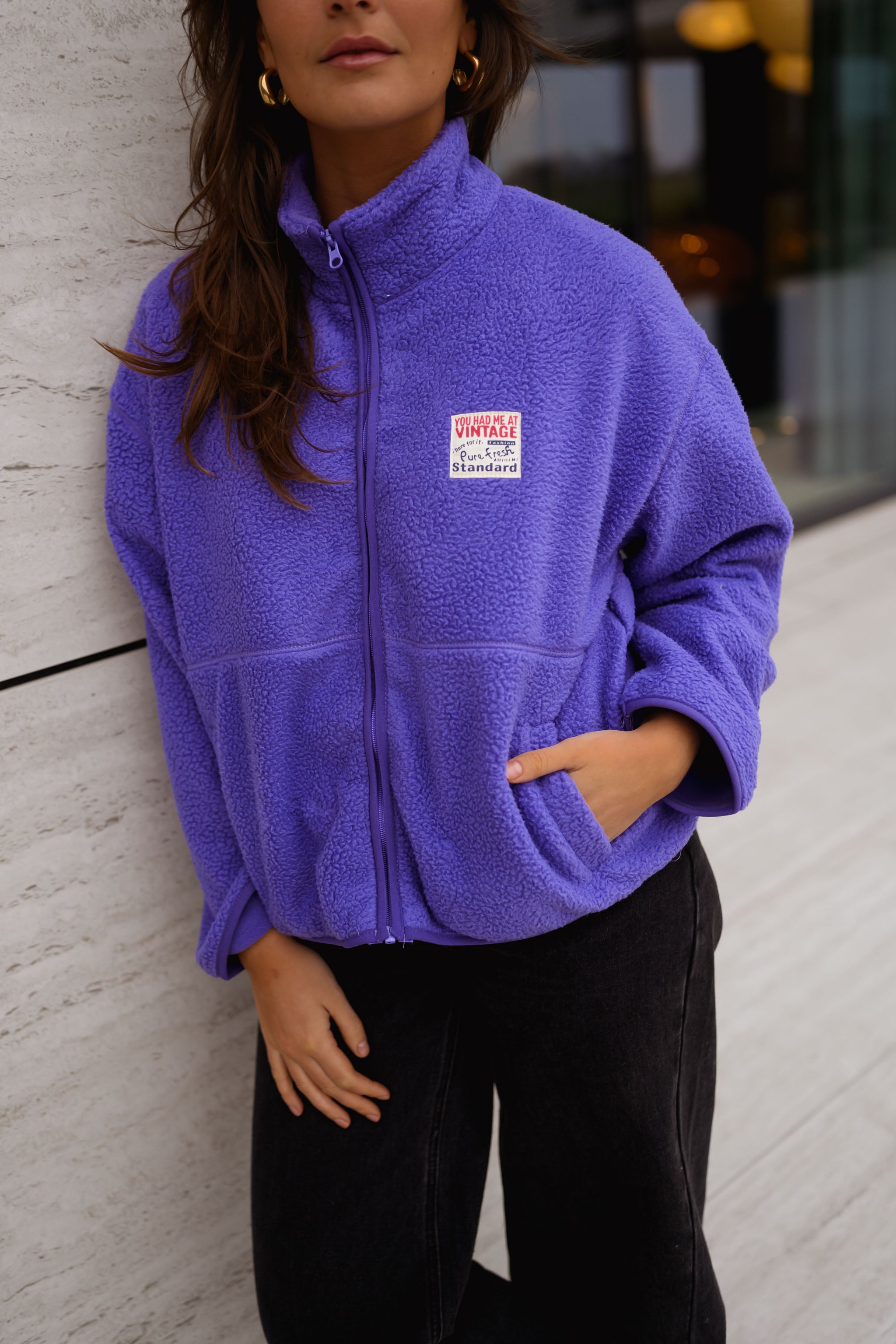 Mauve Sevan Fleece Jacket