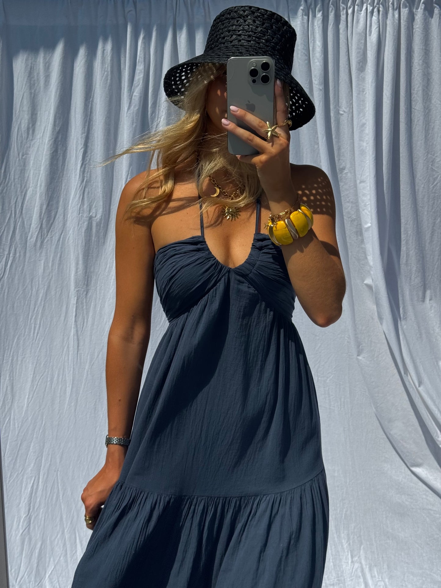 Midnight Blue Lally Dress