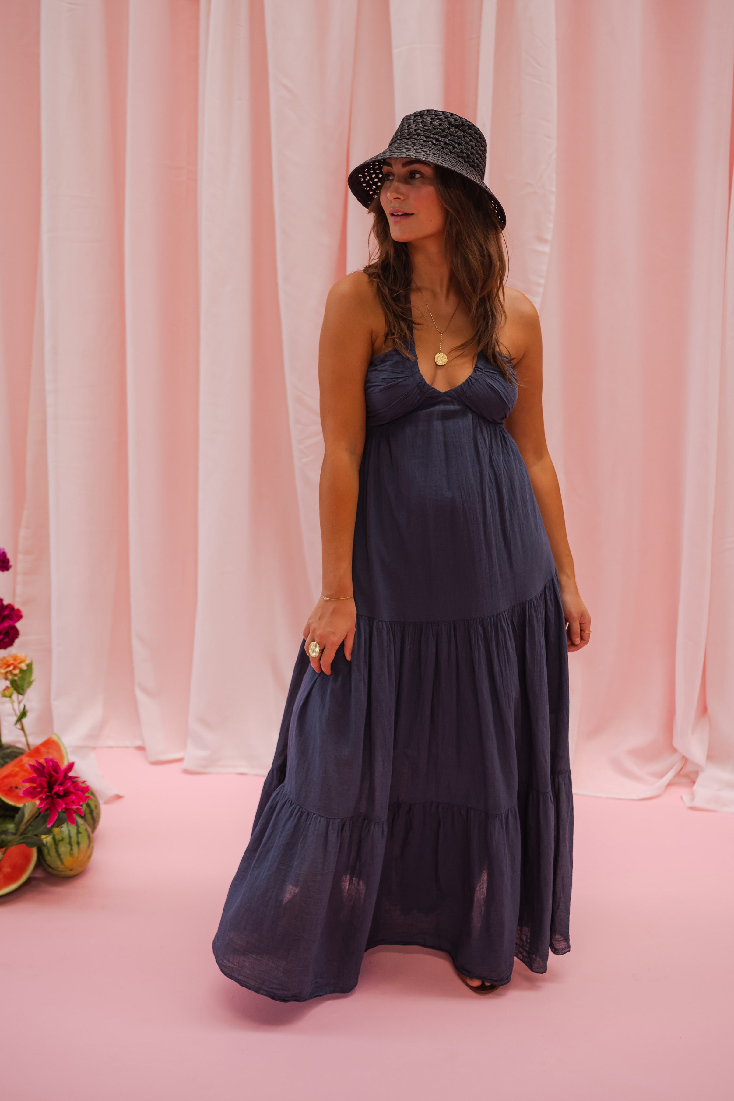 Midnight Blue Lally Dress