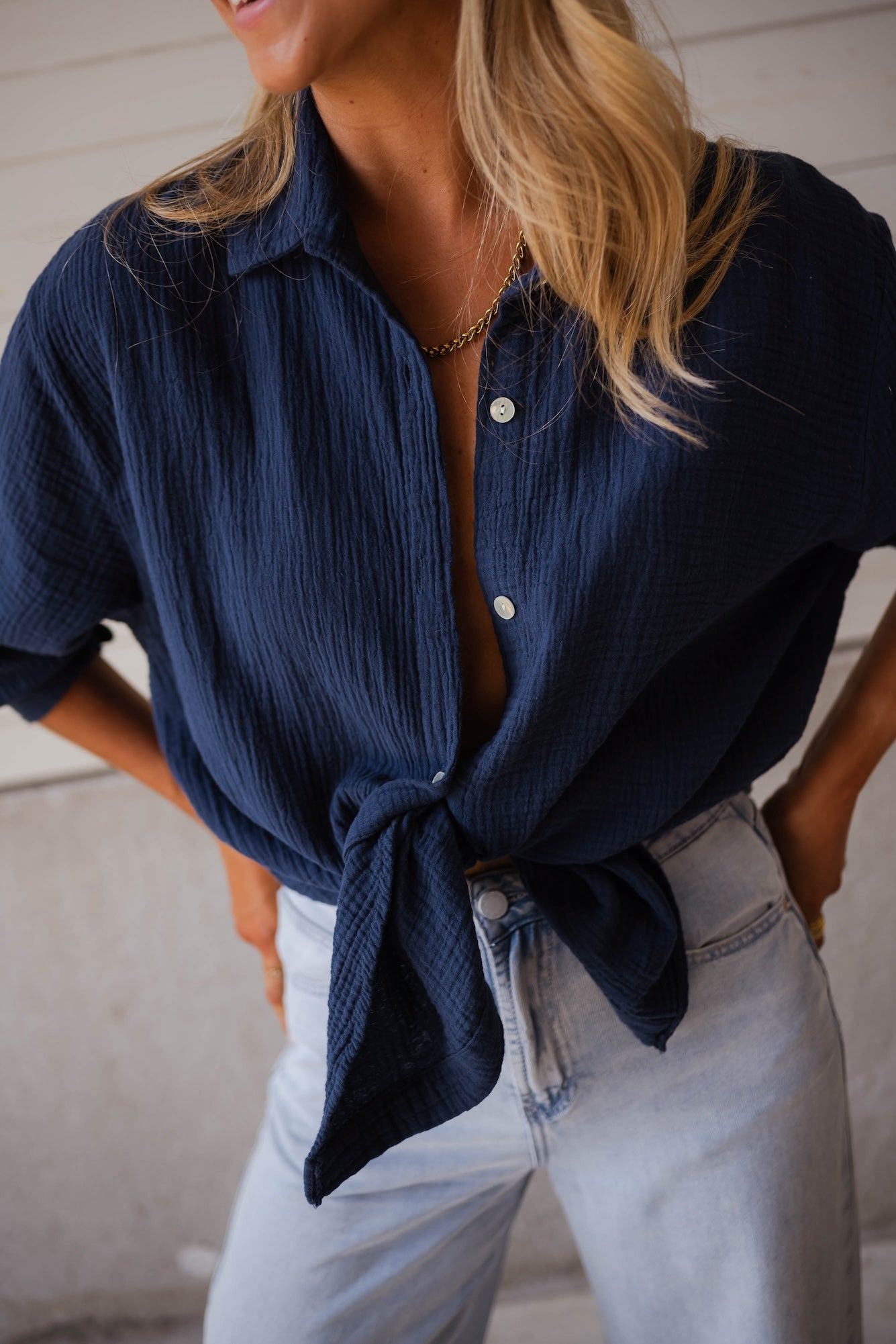 Midnight Blue Susanna Shirt