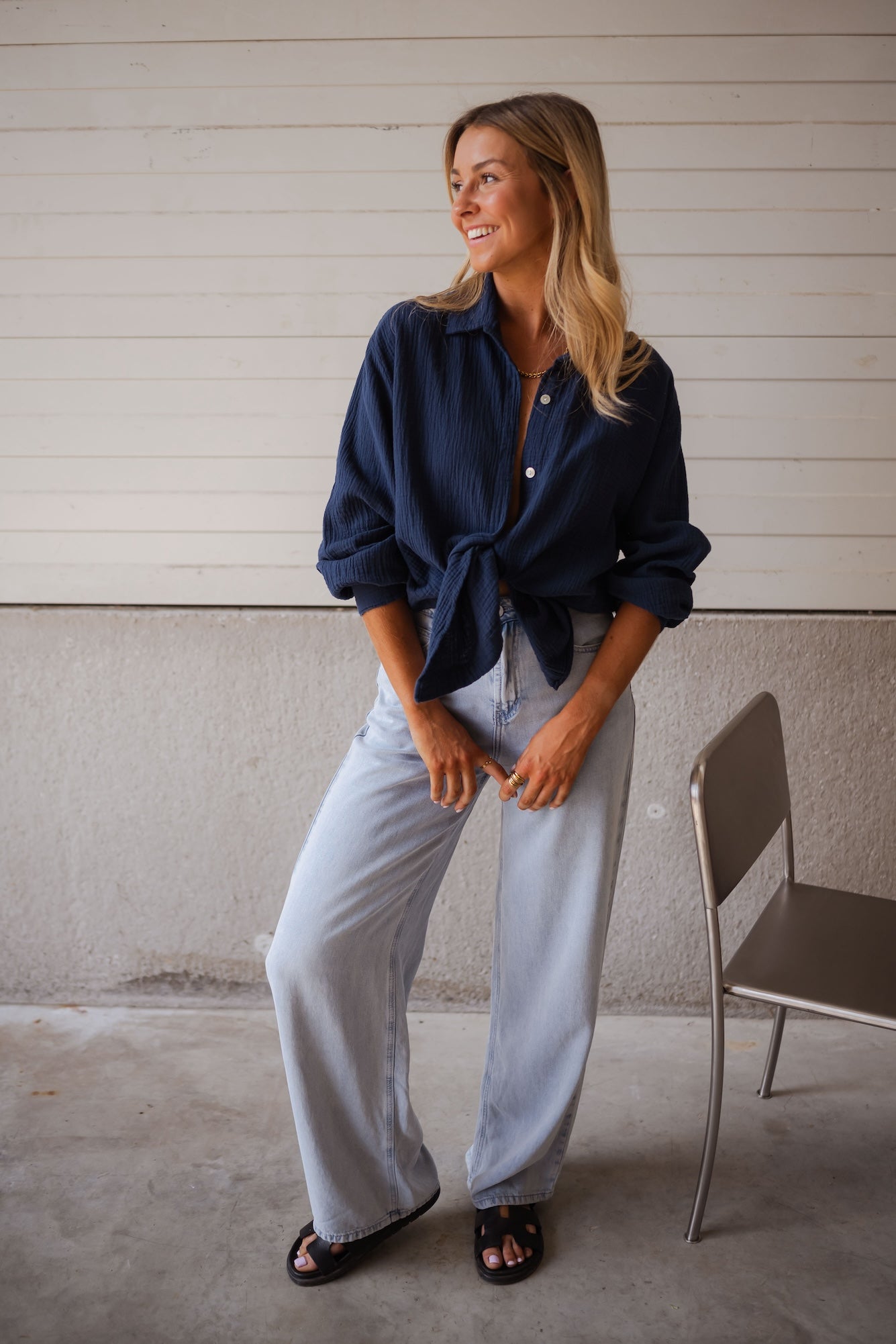 Midnight Blue Susanna Shirt