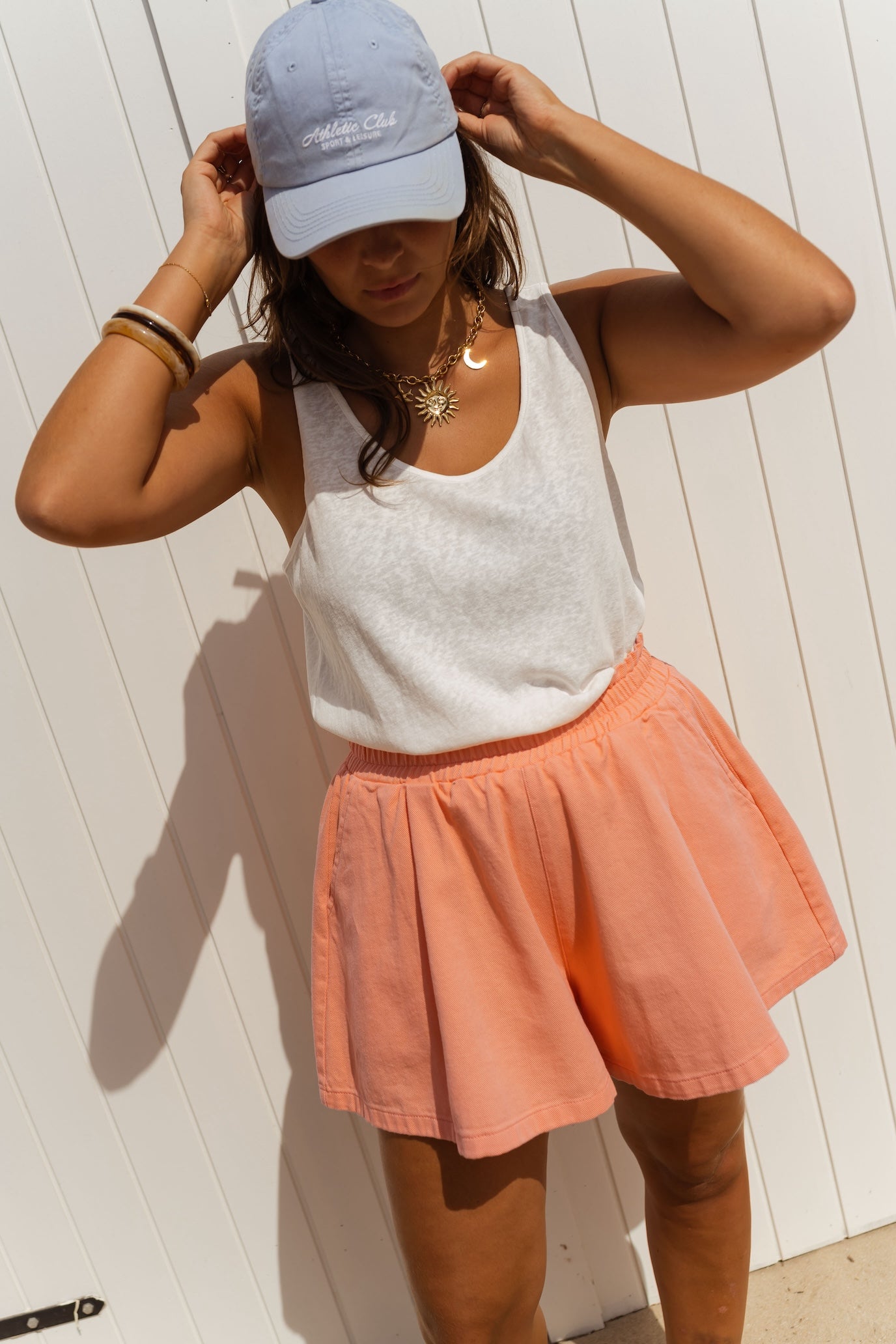 Orange Erica Shorts