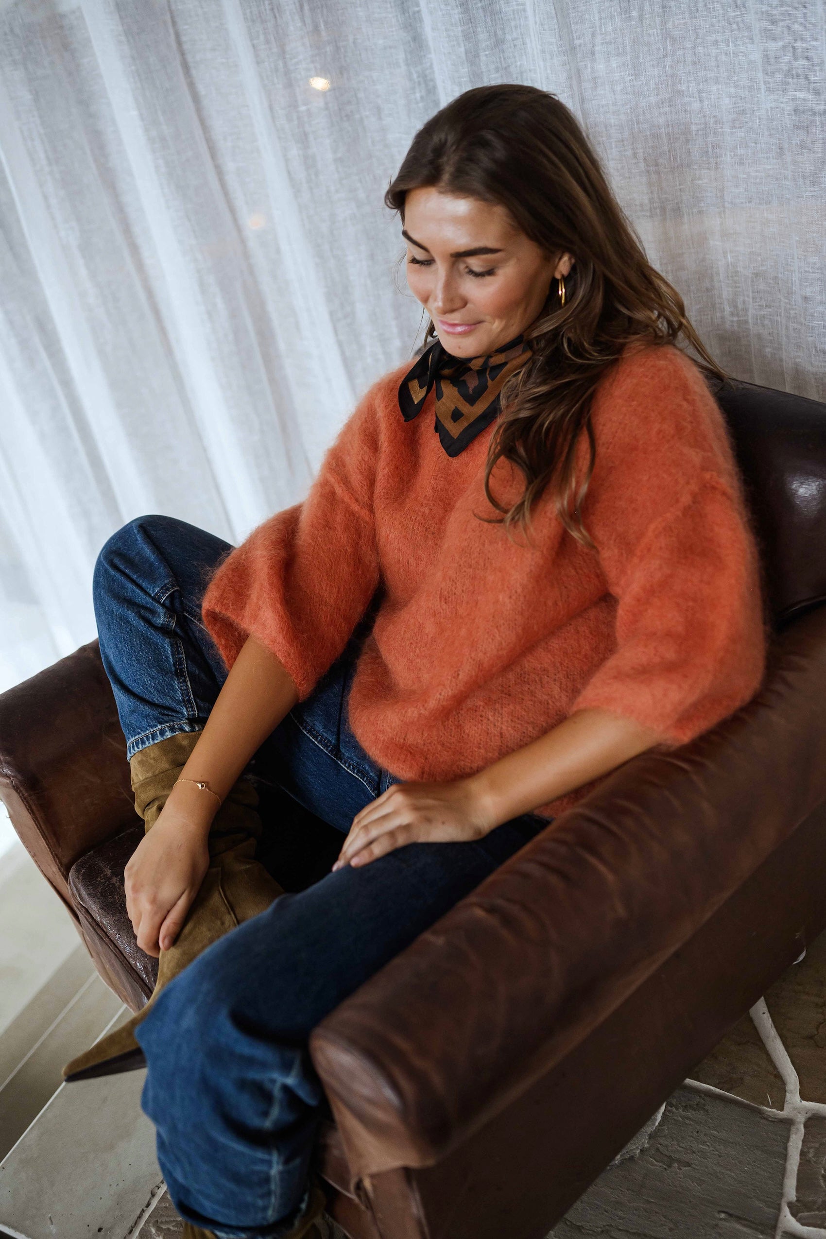 Orange Samia Sweater