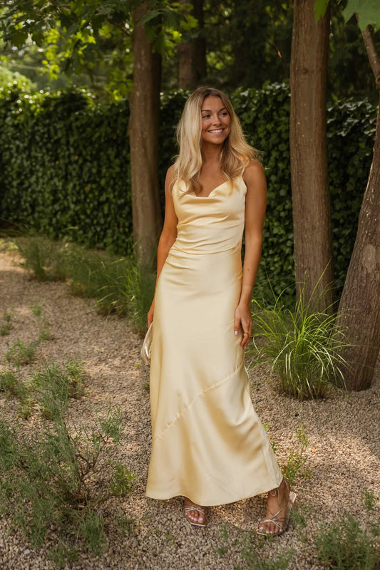 Pale Yellow Laura Dress