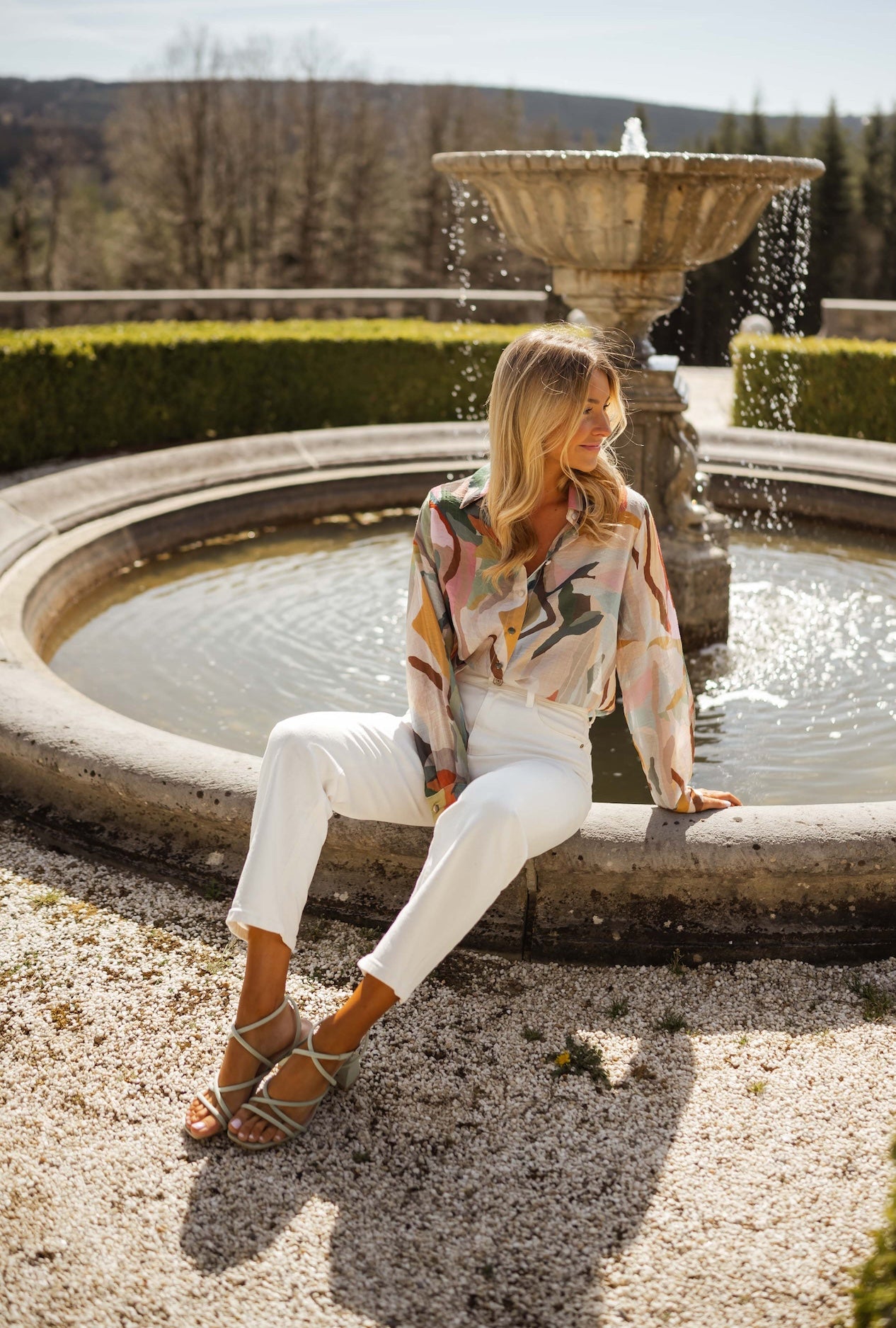 Patterned Babou Shirt