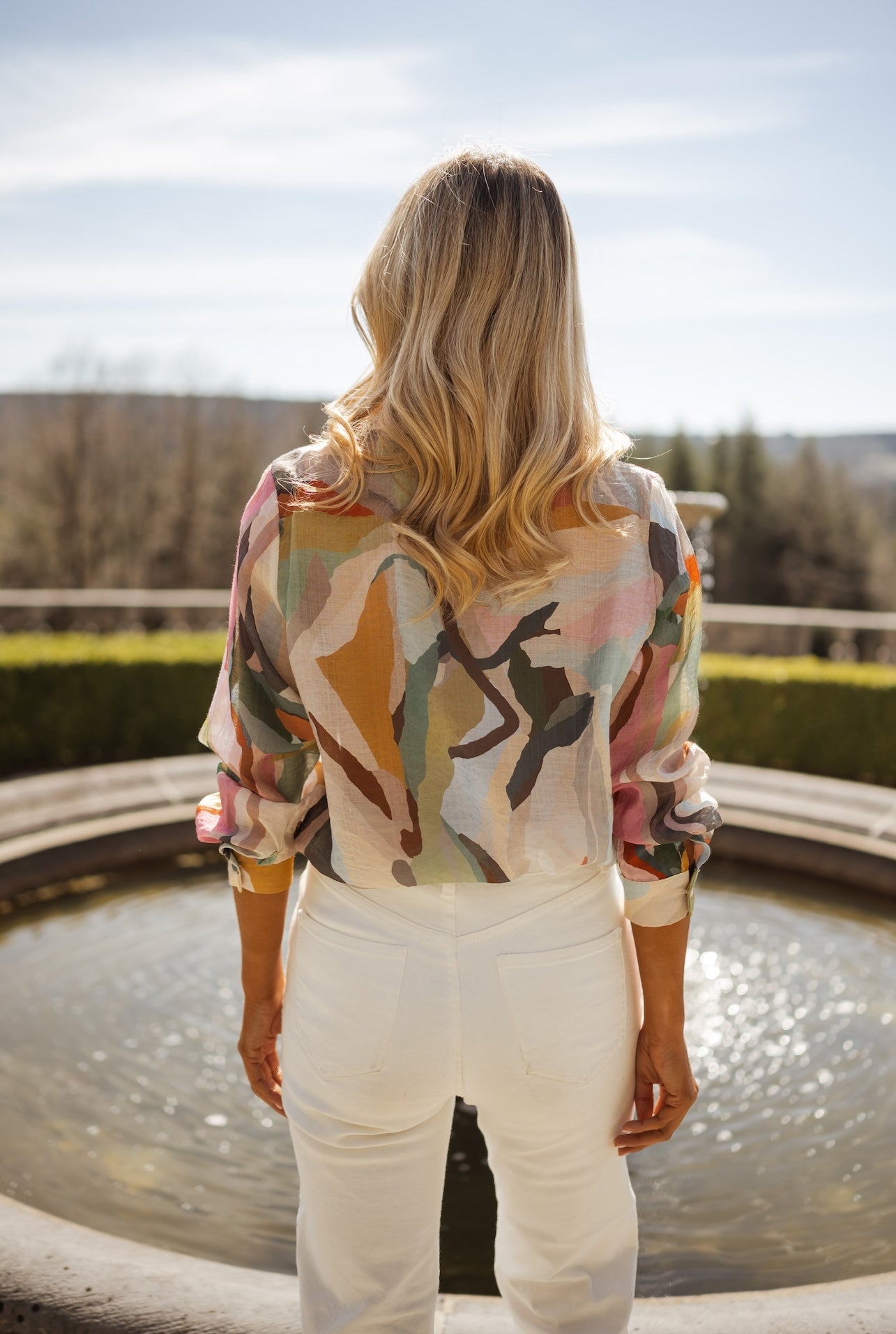 Patterned Babou Shirt
