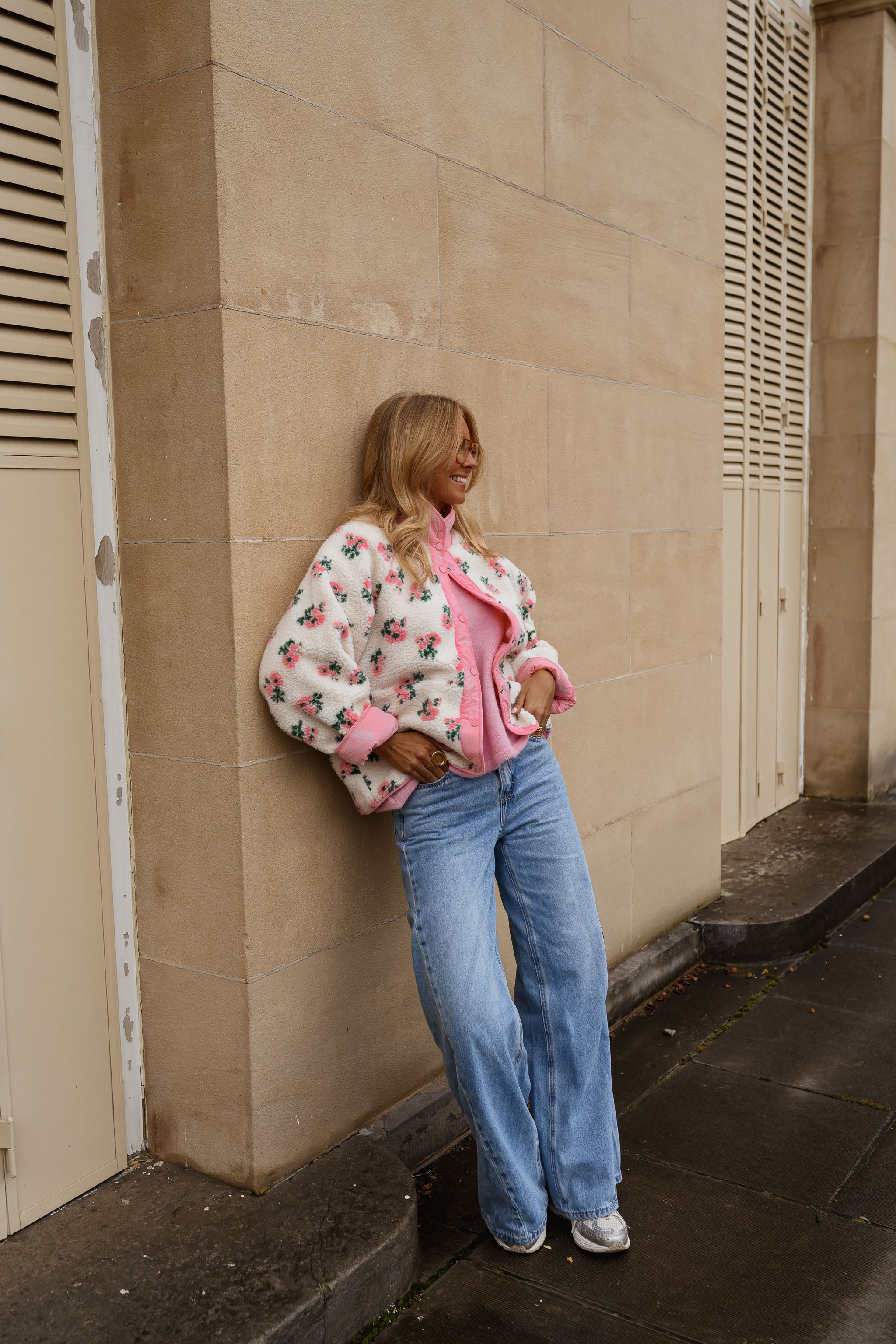 Pink and Ecru Martina Jacket