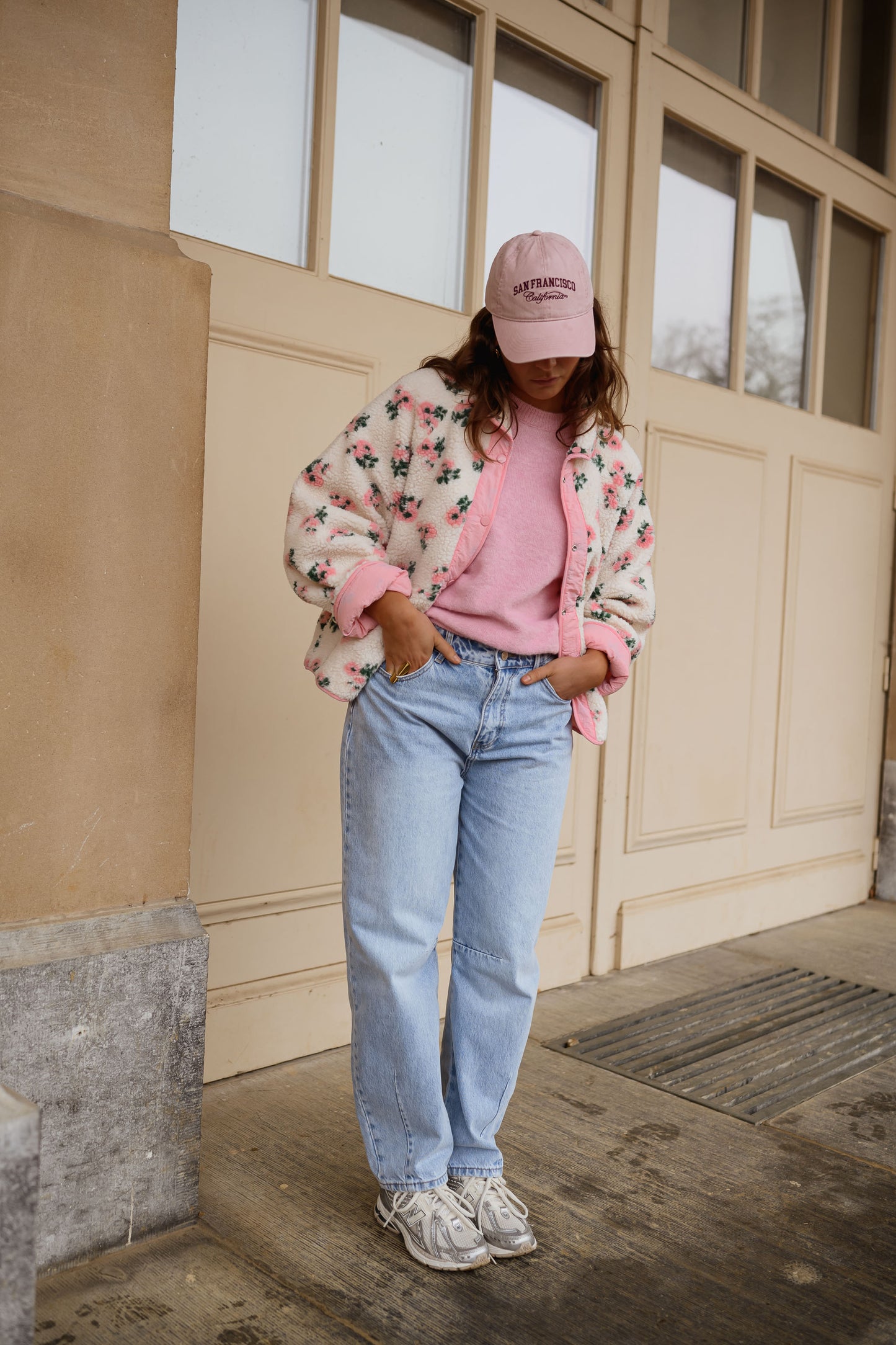Pink and Ecru Martina Jacket
