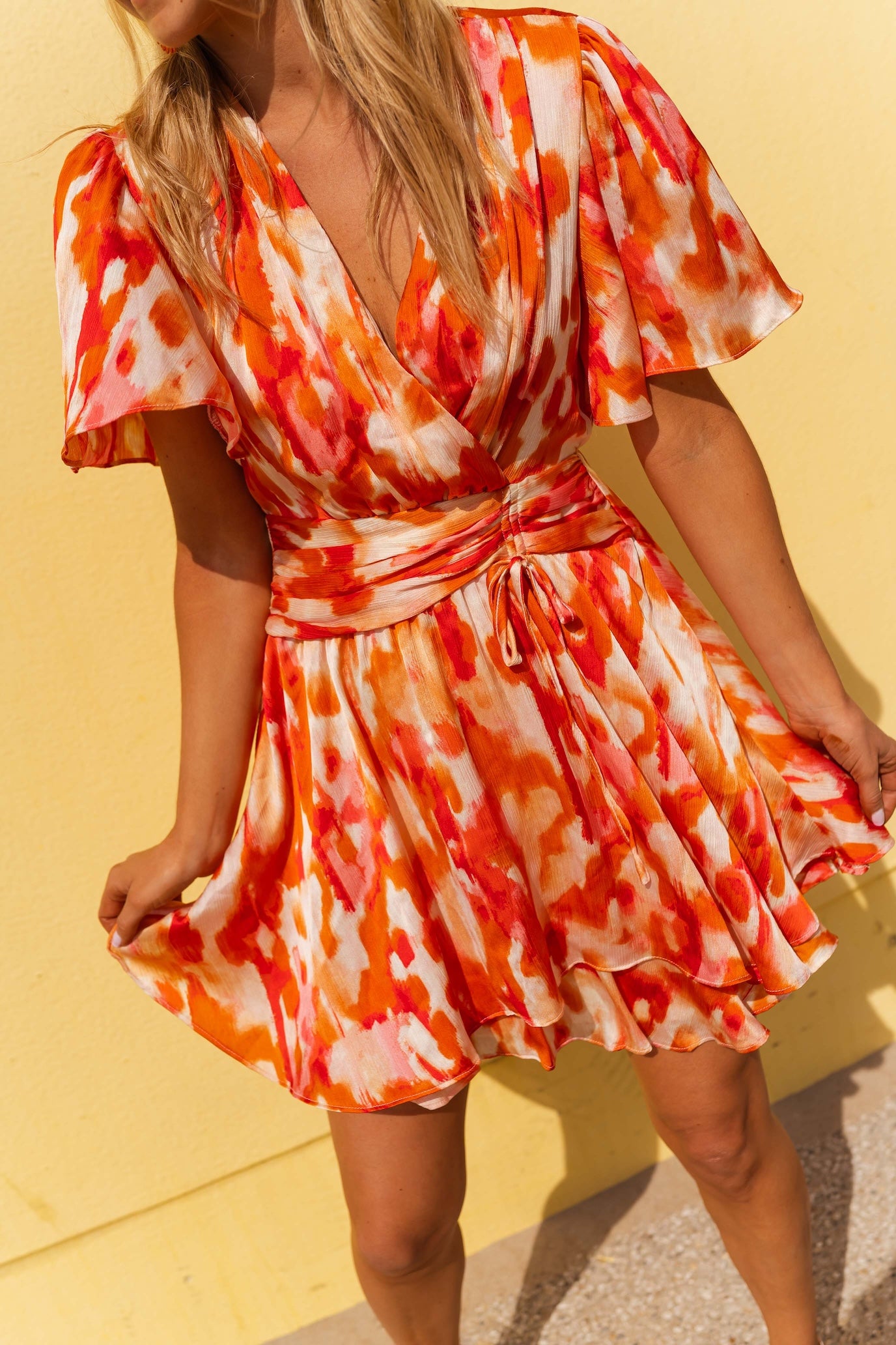 Pink and Orange Ophelie Dress