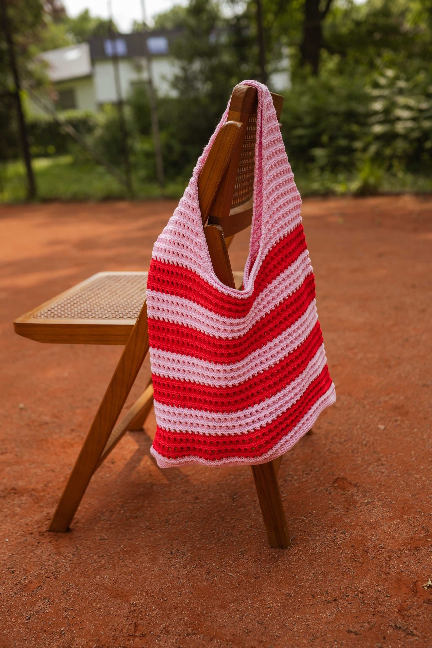 Pink And Red Sary Bag