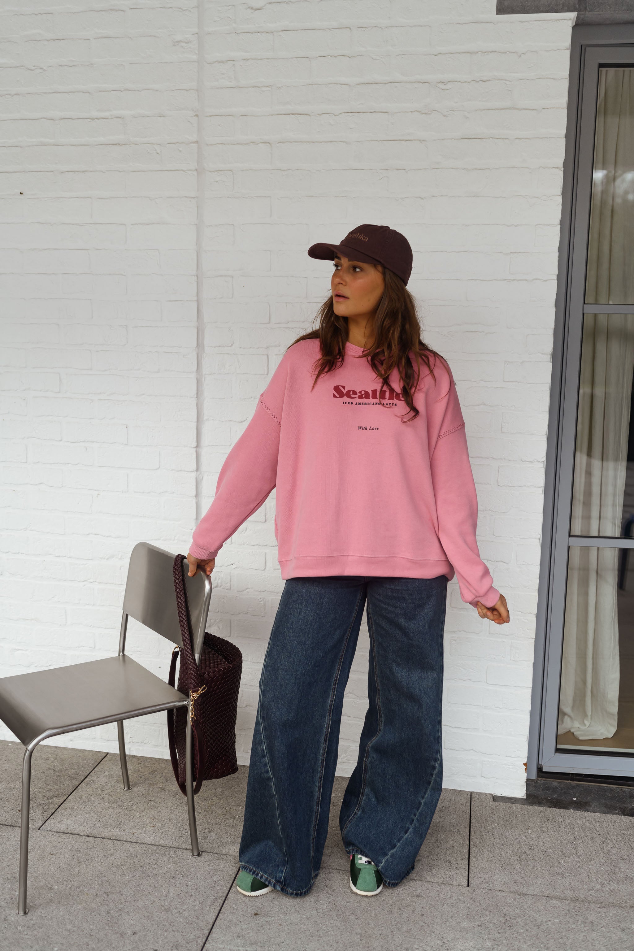 Pink Seattle Sweater