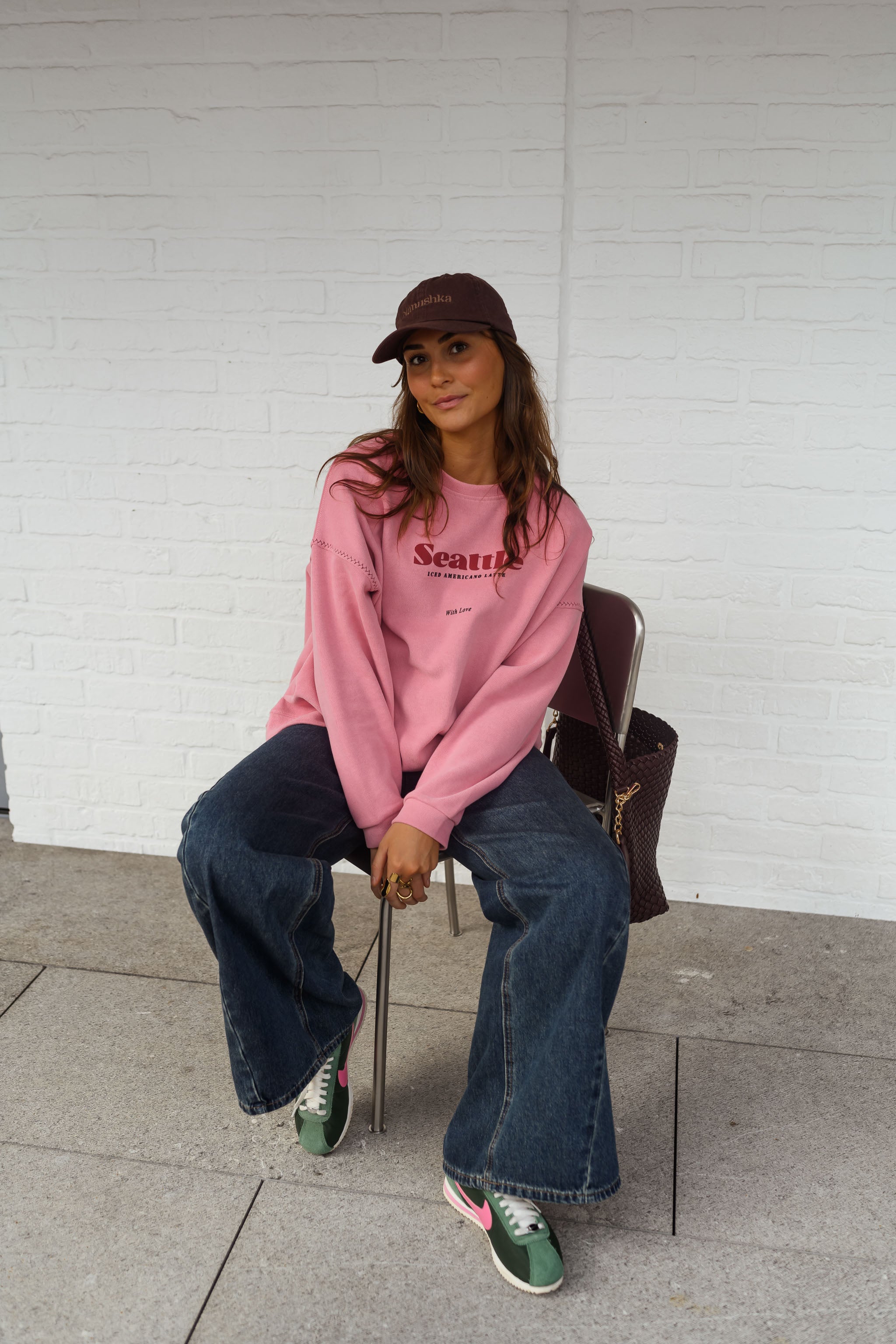 Pink Seattle Sweater