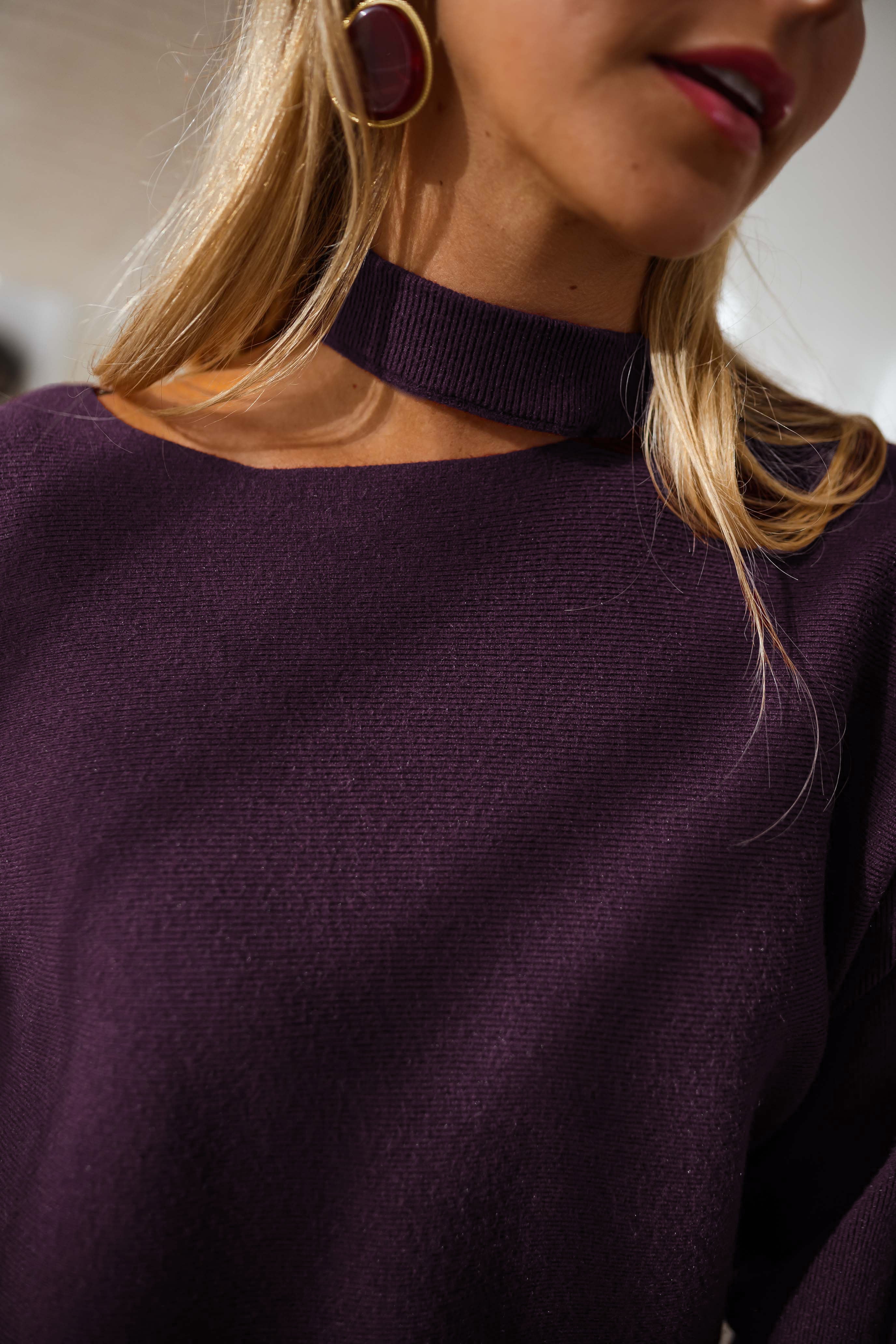 Plum Aiko Sweater