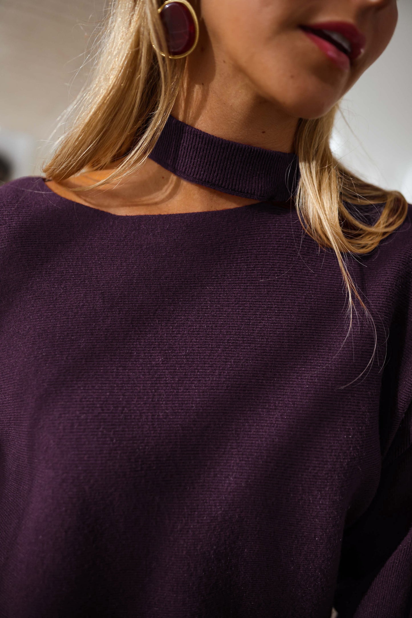 Plum Aiko Sweater