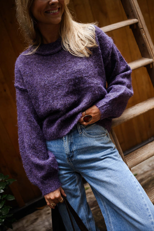 Purple Romeo Sweater