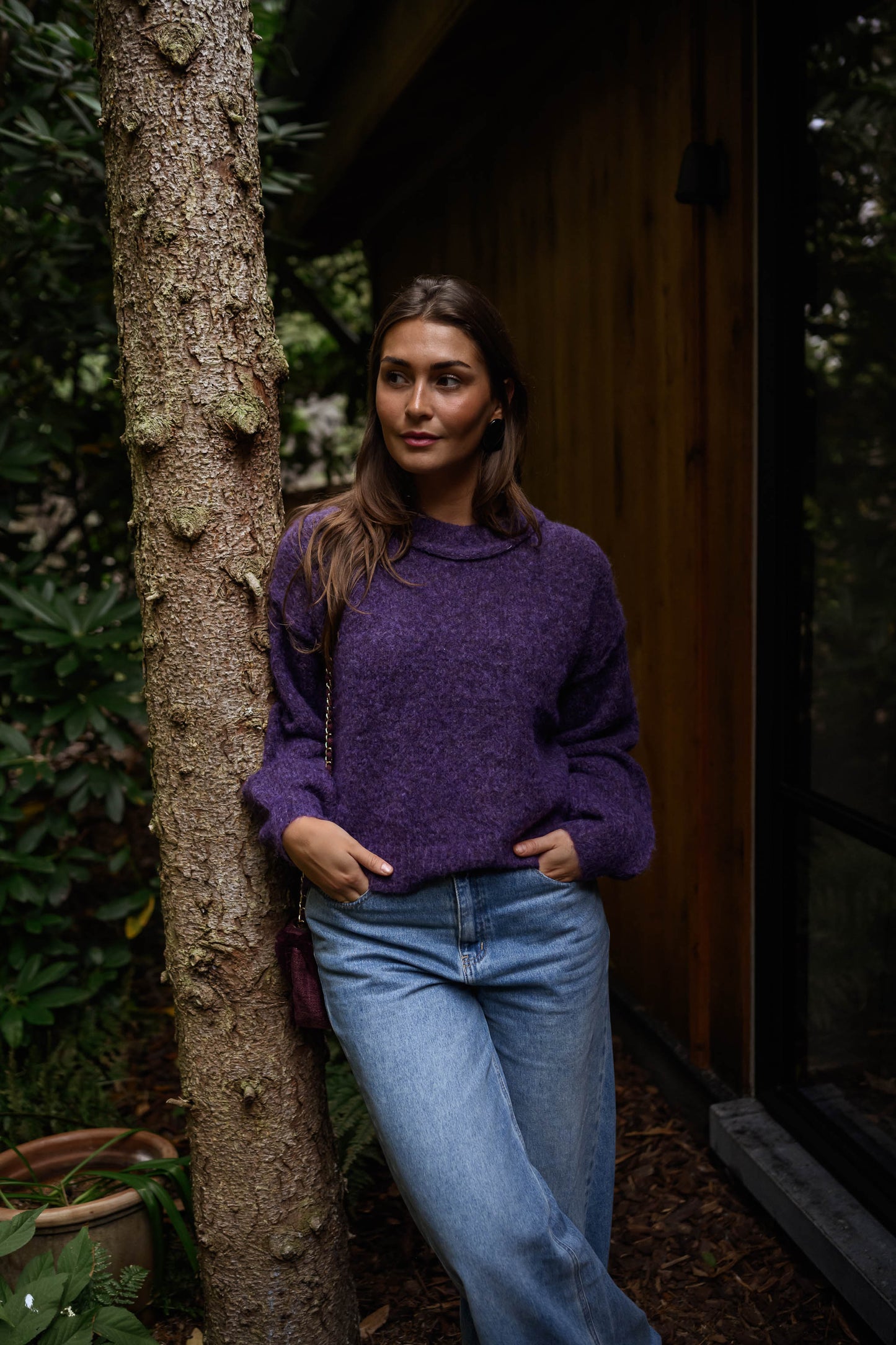 Purple Romeo Sweater