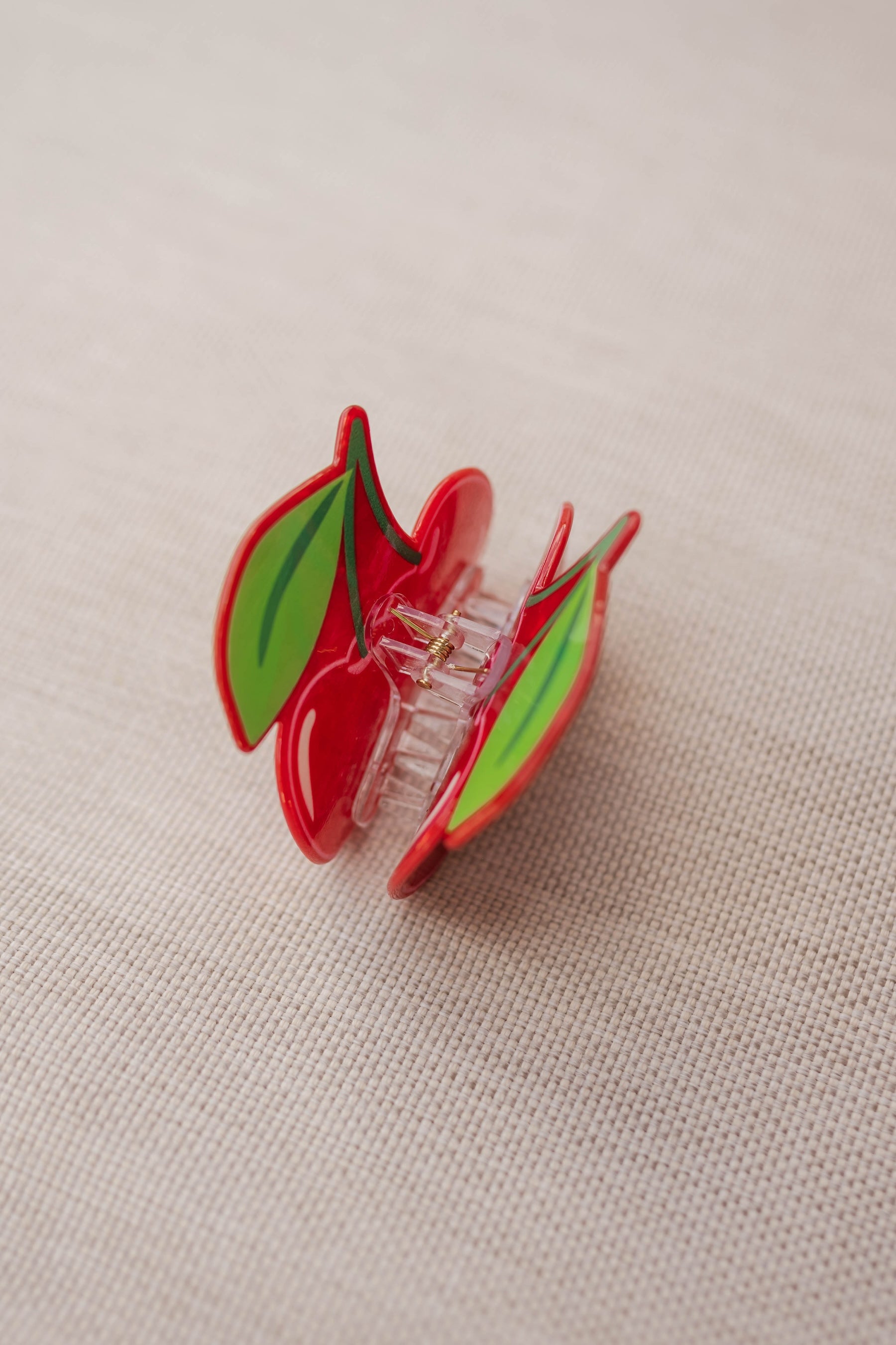 Red Cereza Hair Clip