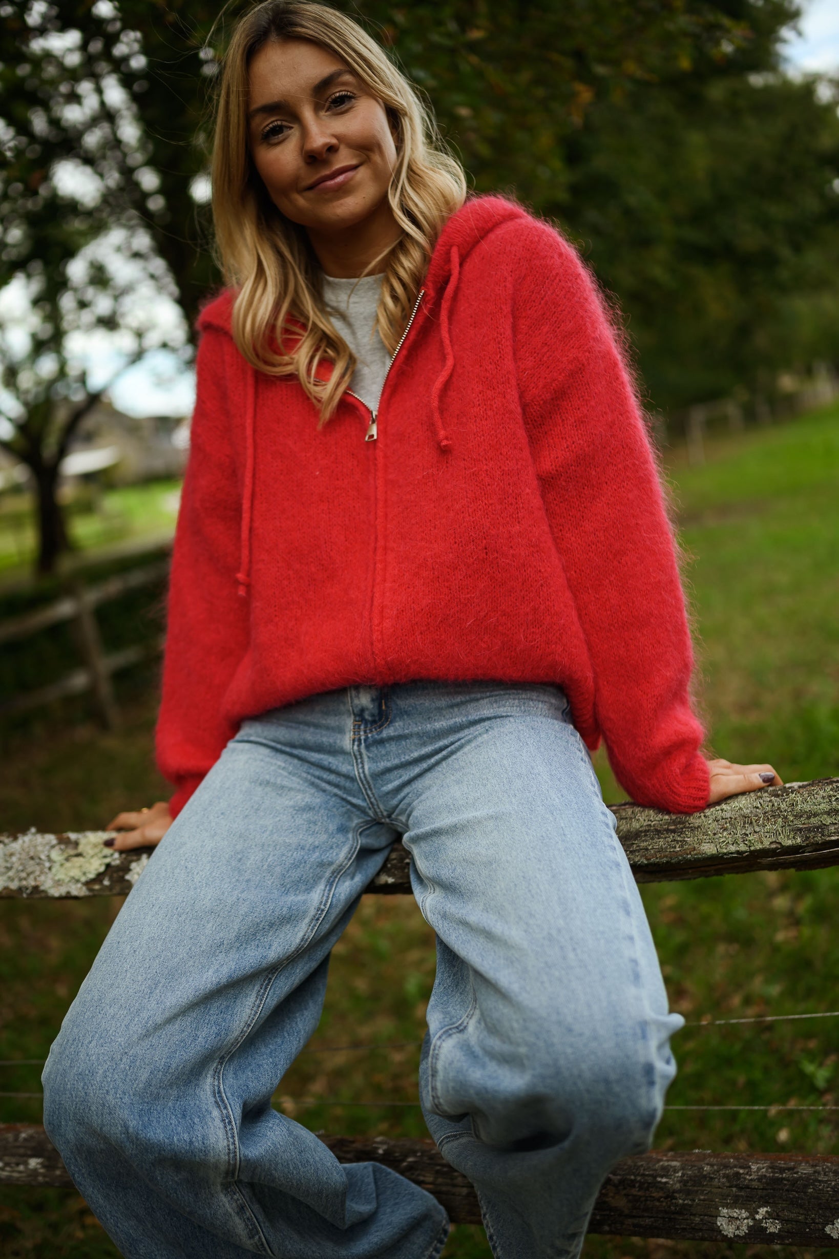 Red Jayde Cardigan