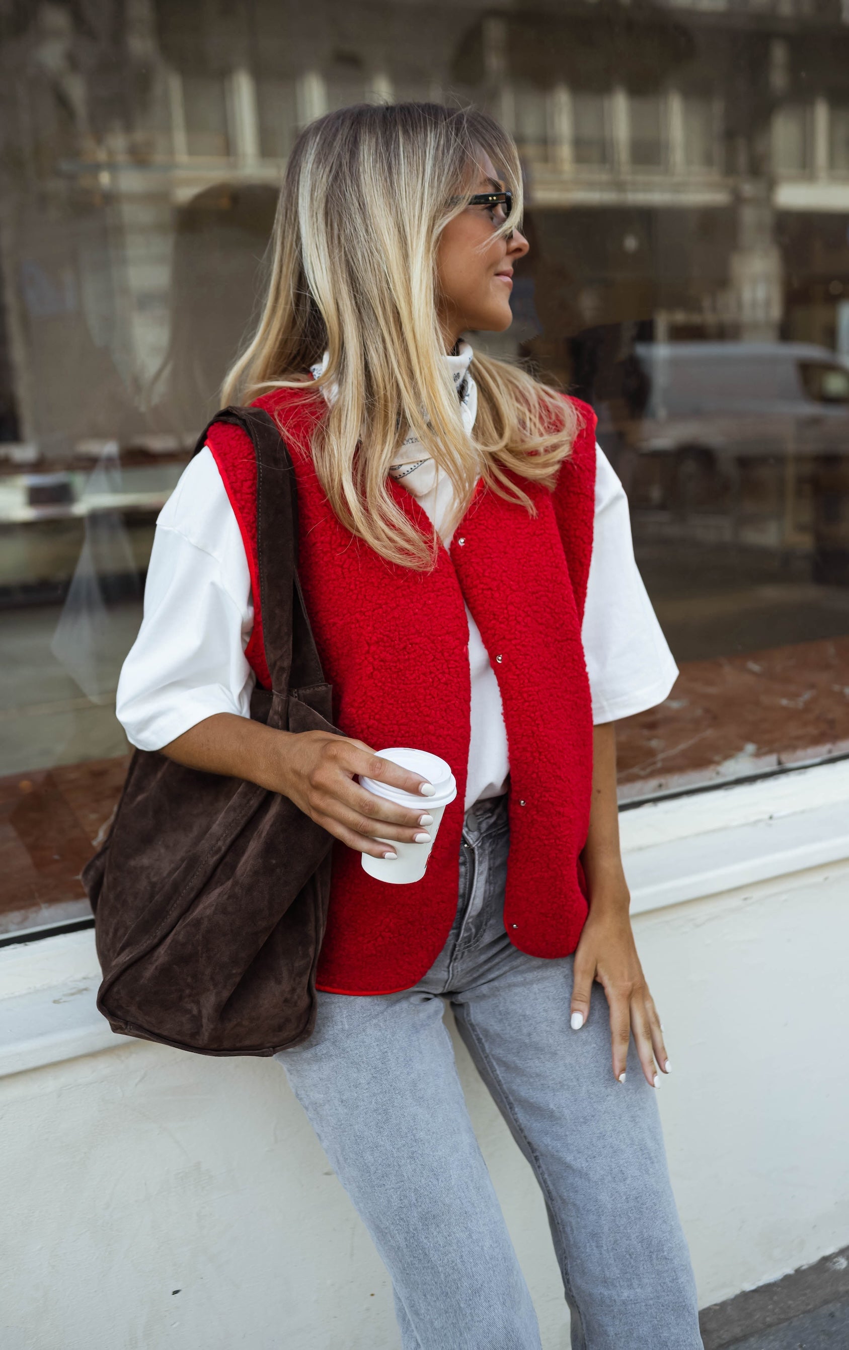 Red Kara Vest