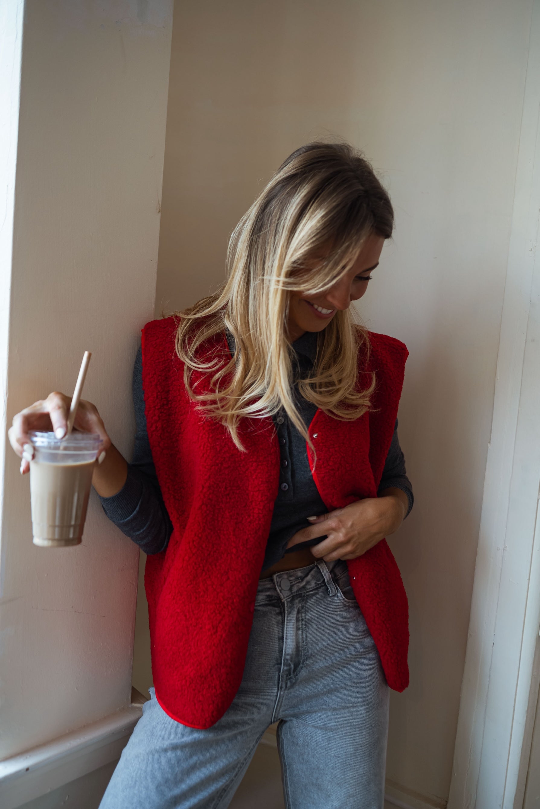 Red Kara Vest
