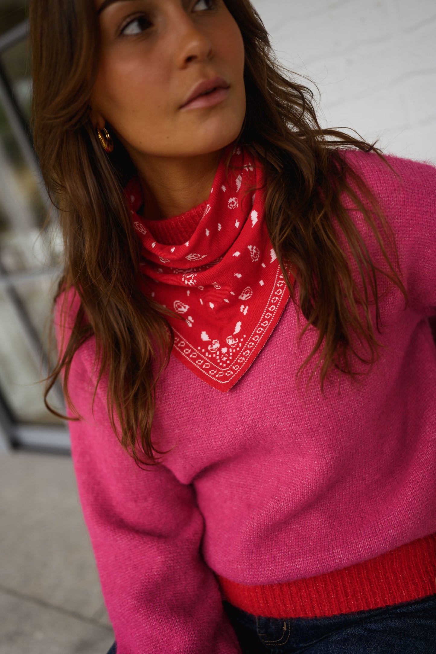 Red Lola Scarf