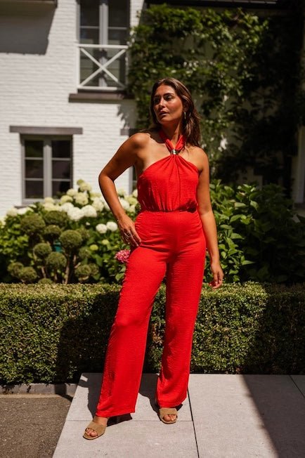 Red Mya Jumpsuit