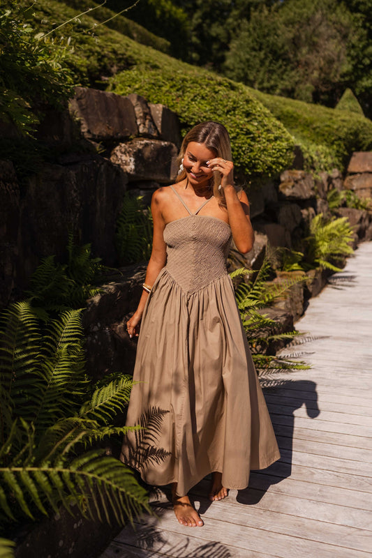 Taupe Maxine Dress