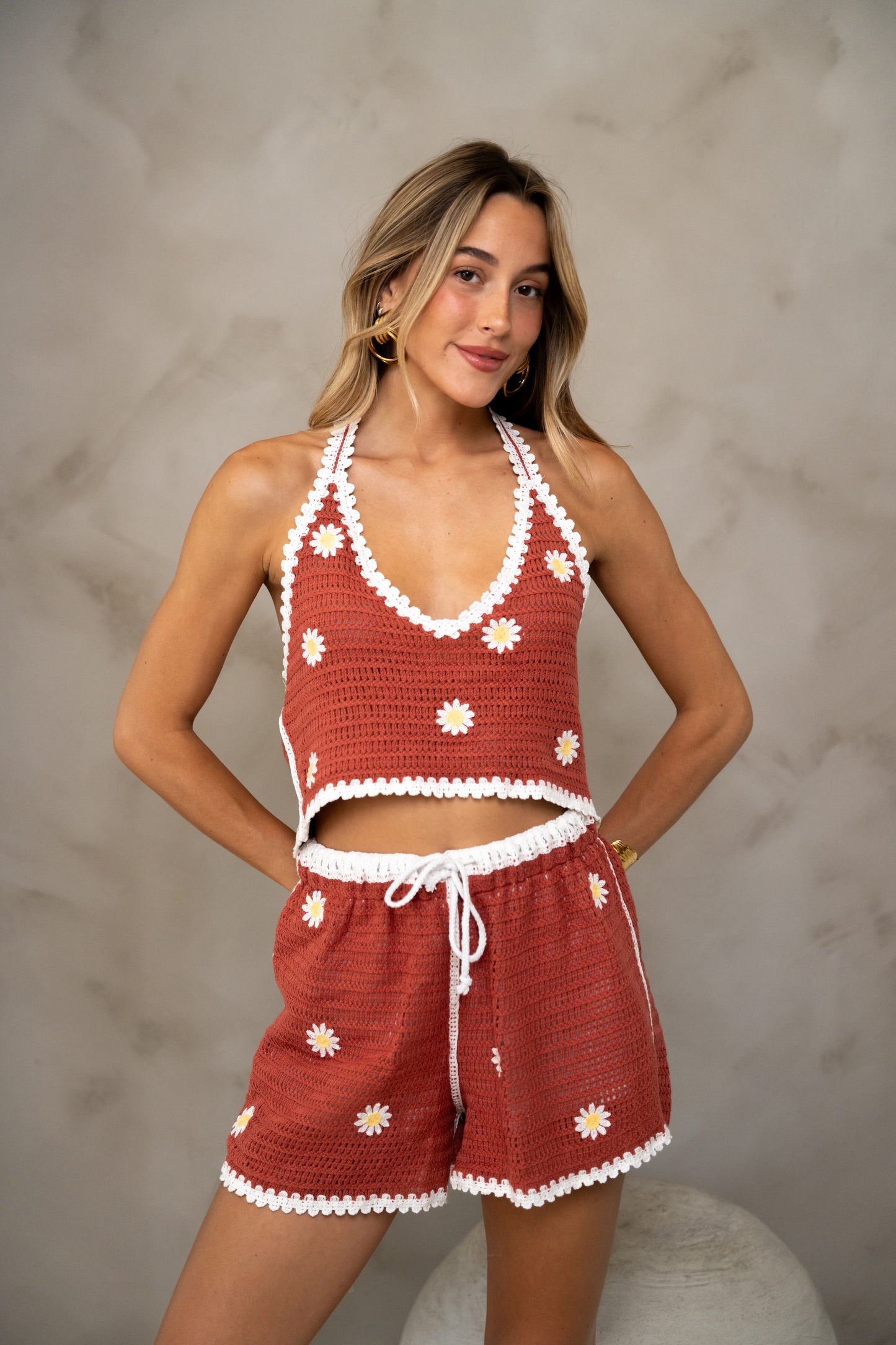 Terracotta Crochet Loly Set