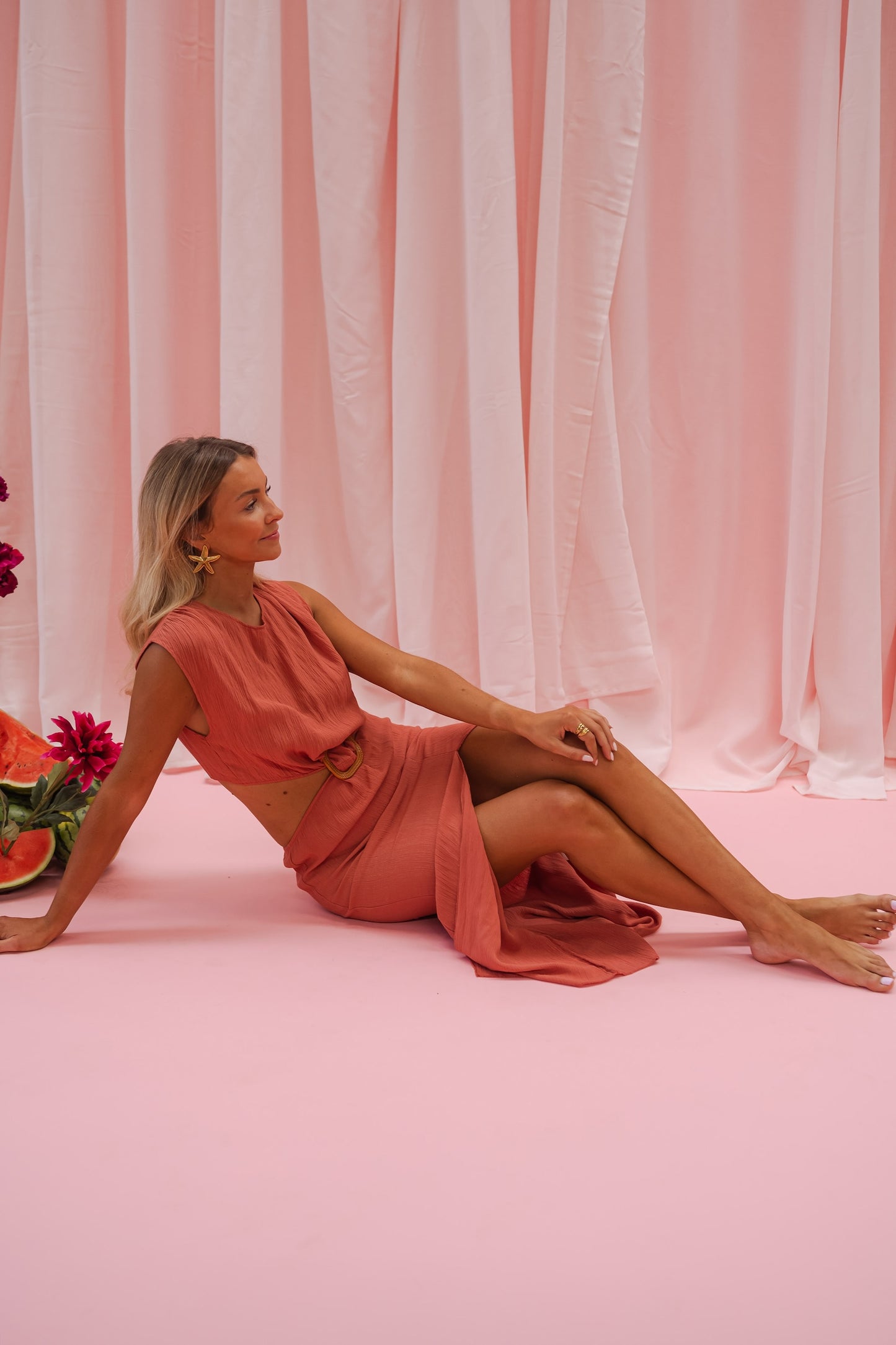 Terracotta Kristen Dress