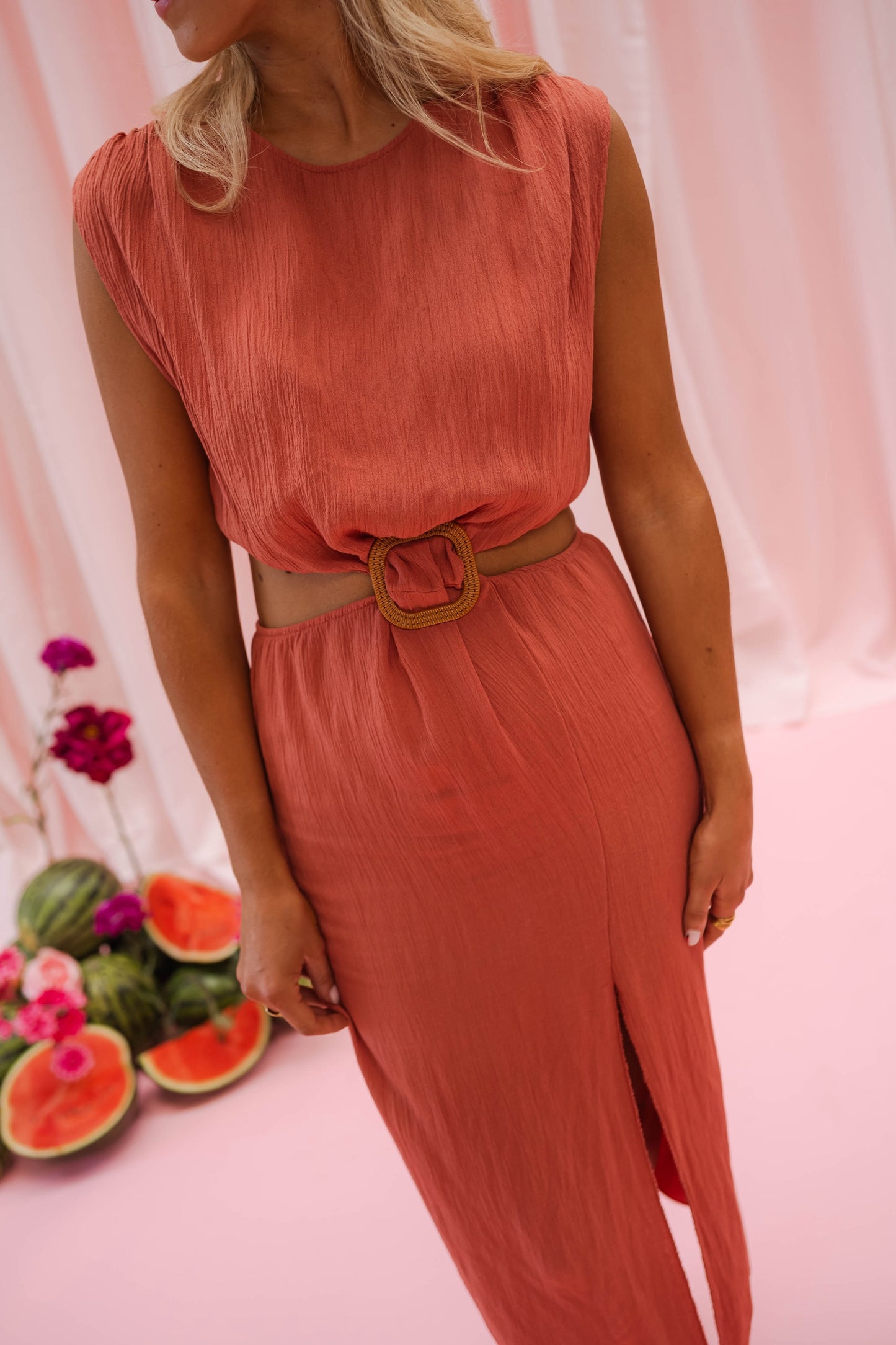 Terracotta Kristen Dress