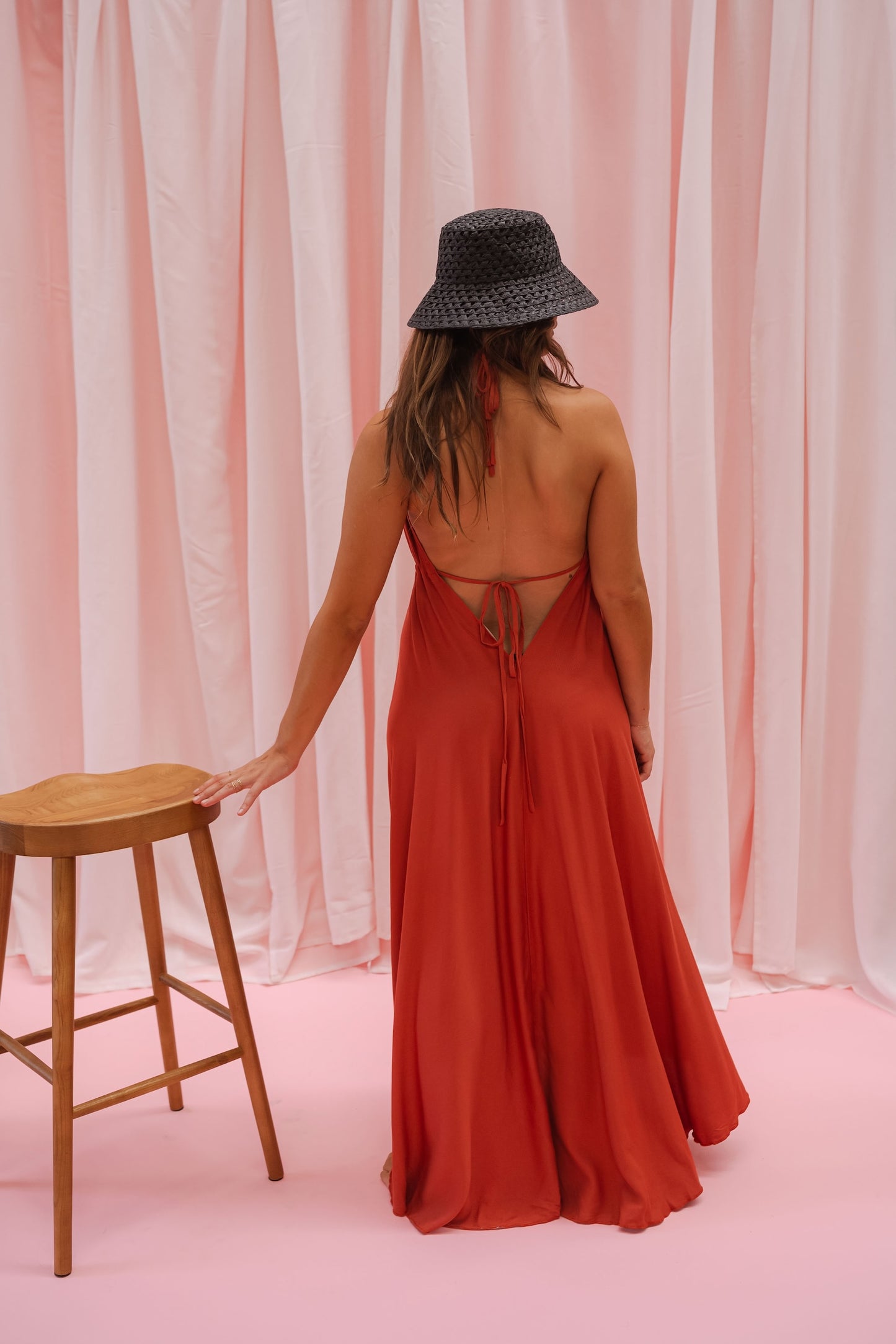 Terracotta Salia Dress