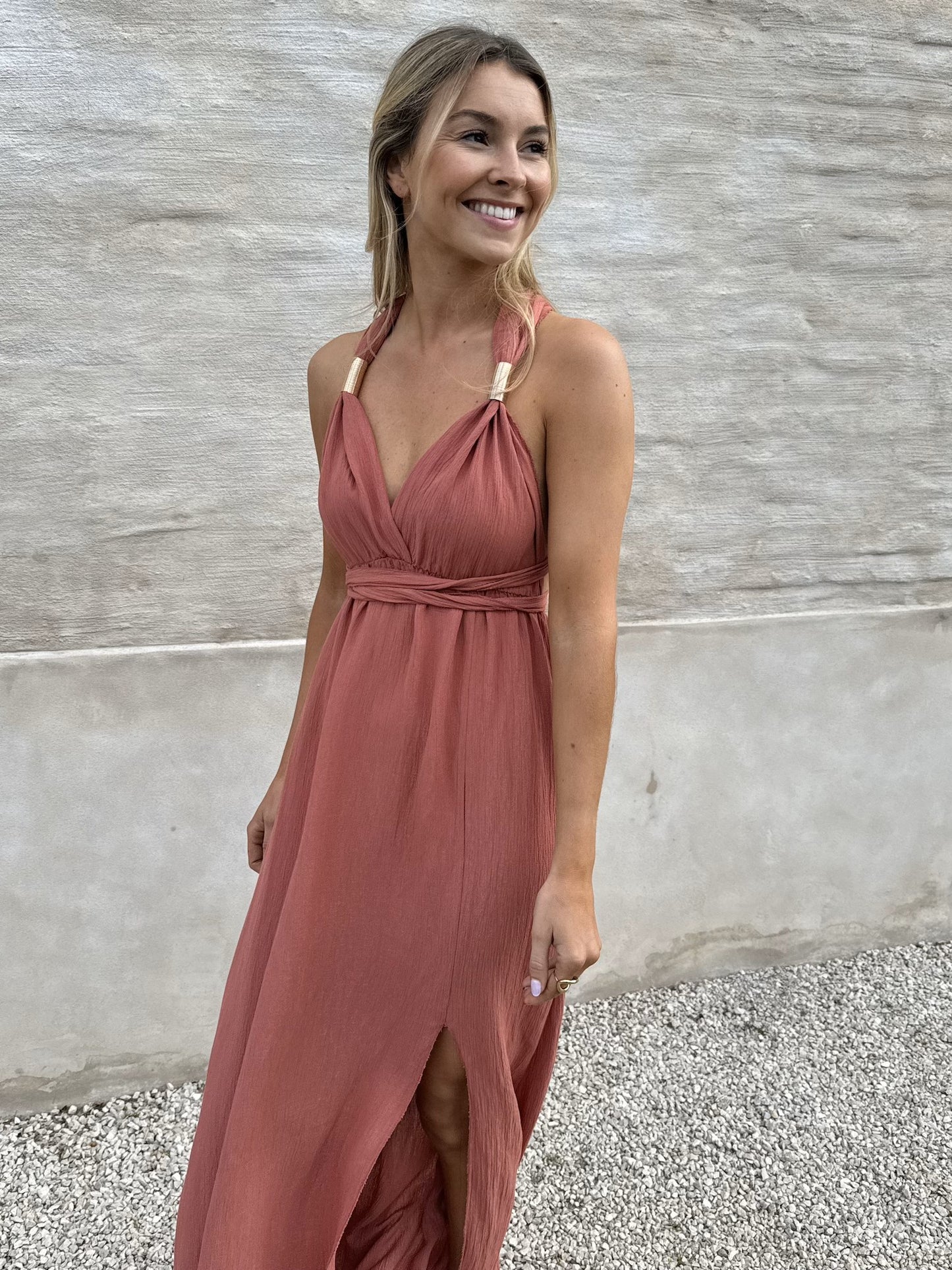 Terracotta Yse Dress