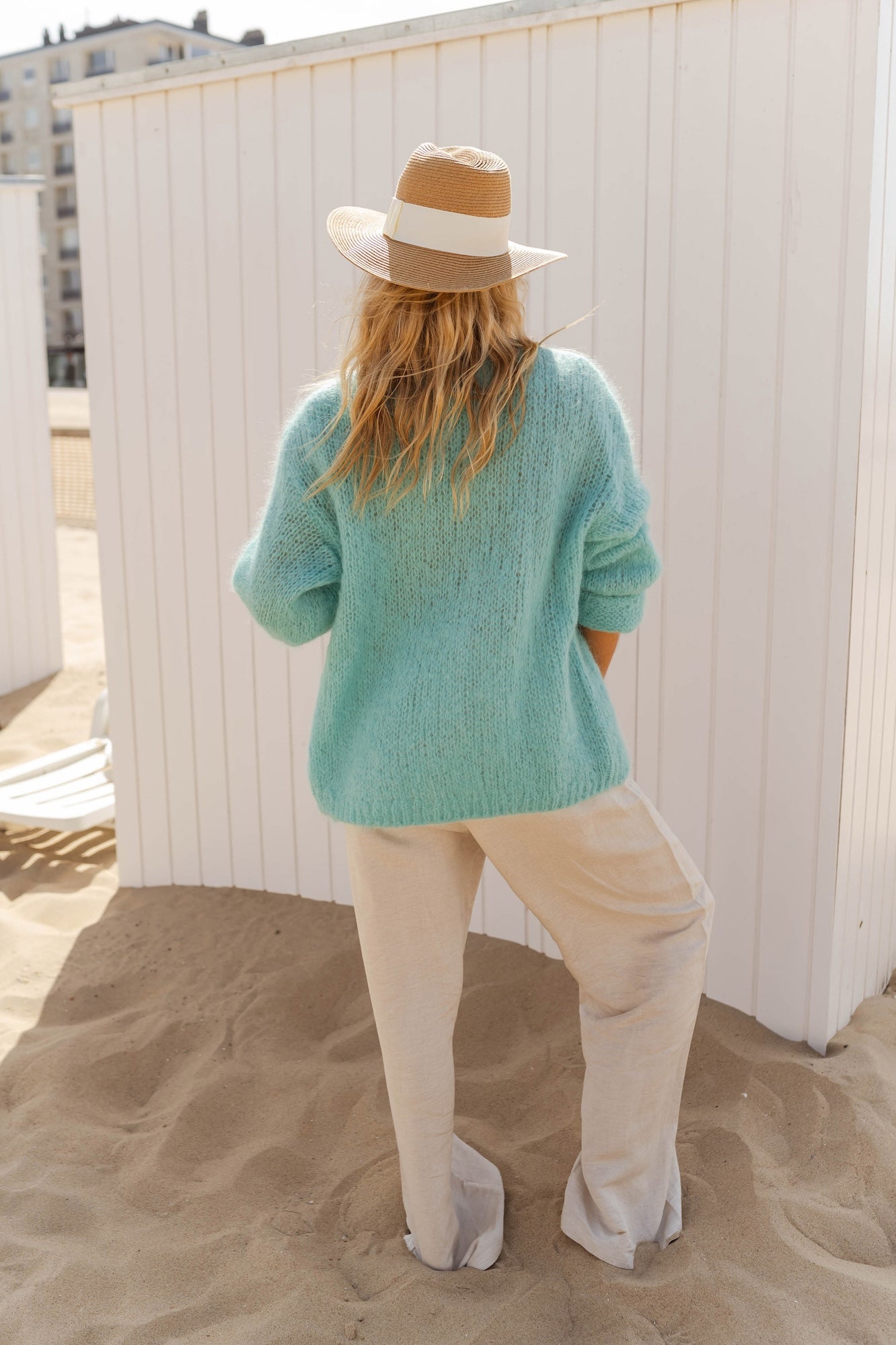 Turquoise Alina Cardigan