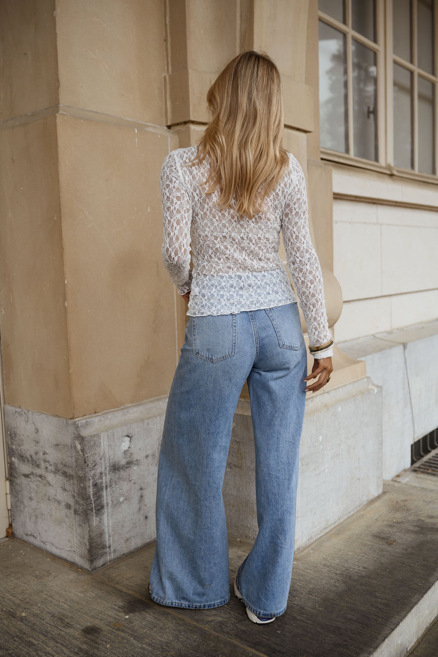 White Francine Blouse