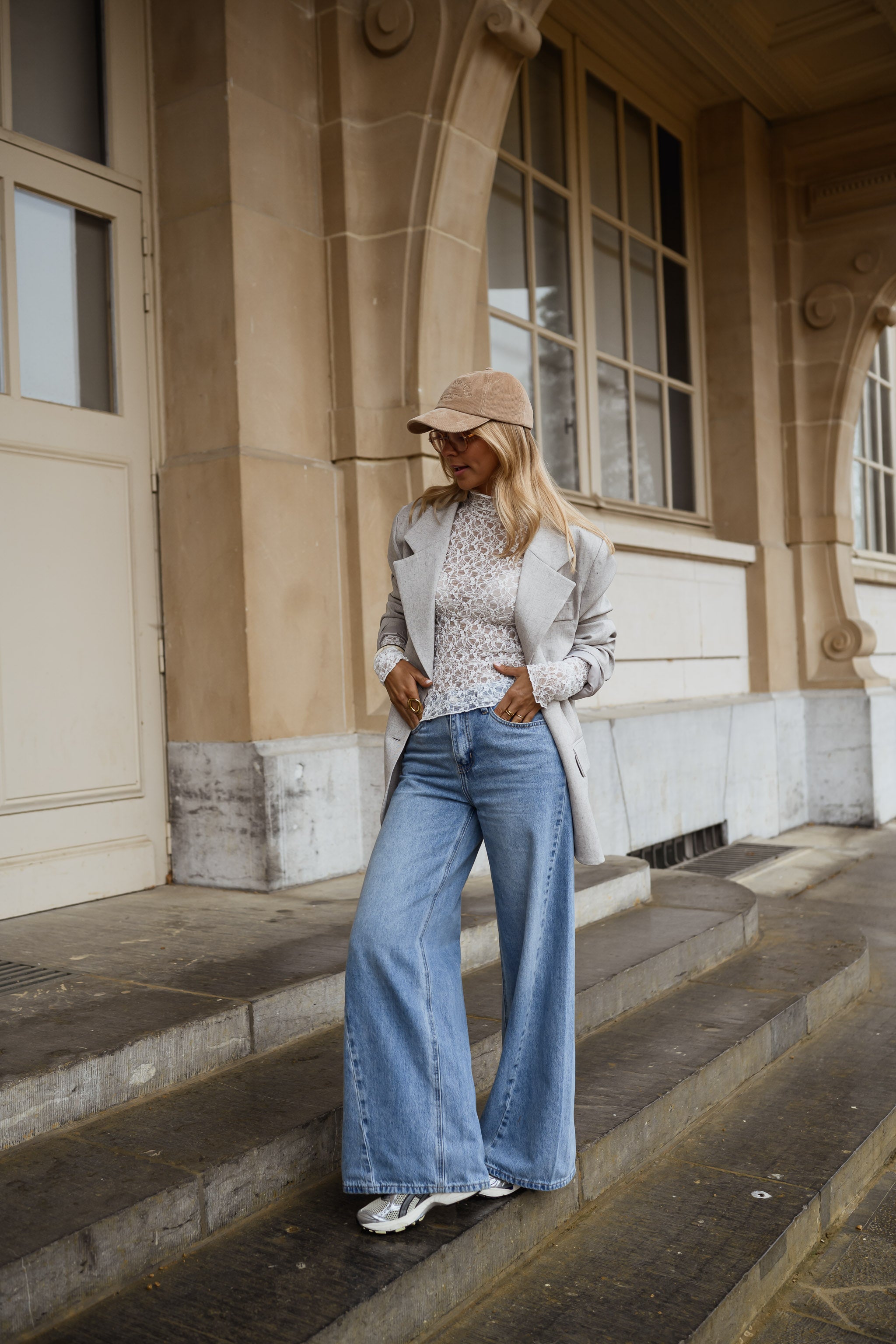 White Francine Blouse
