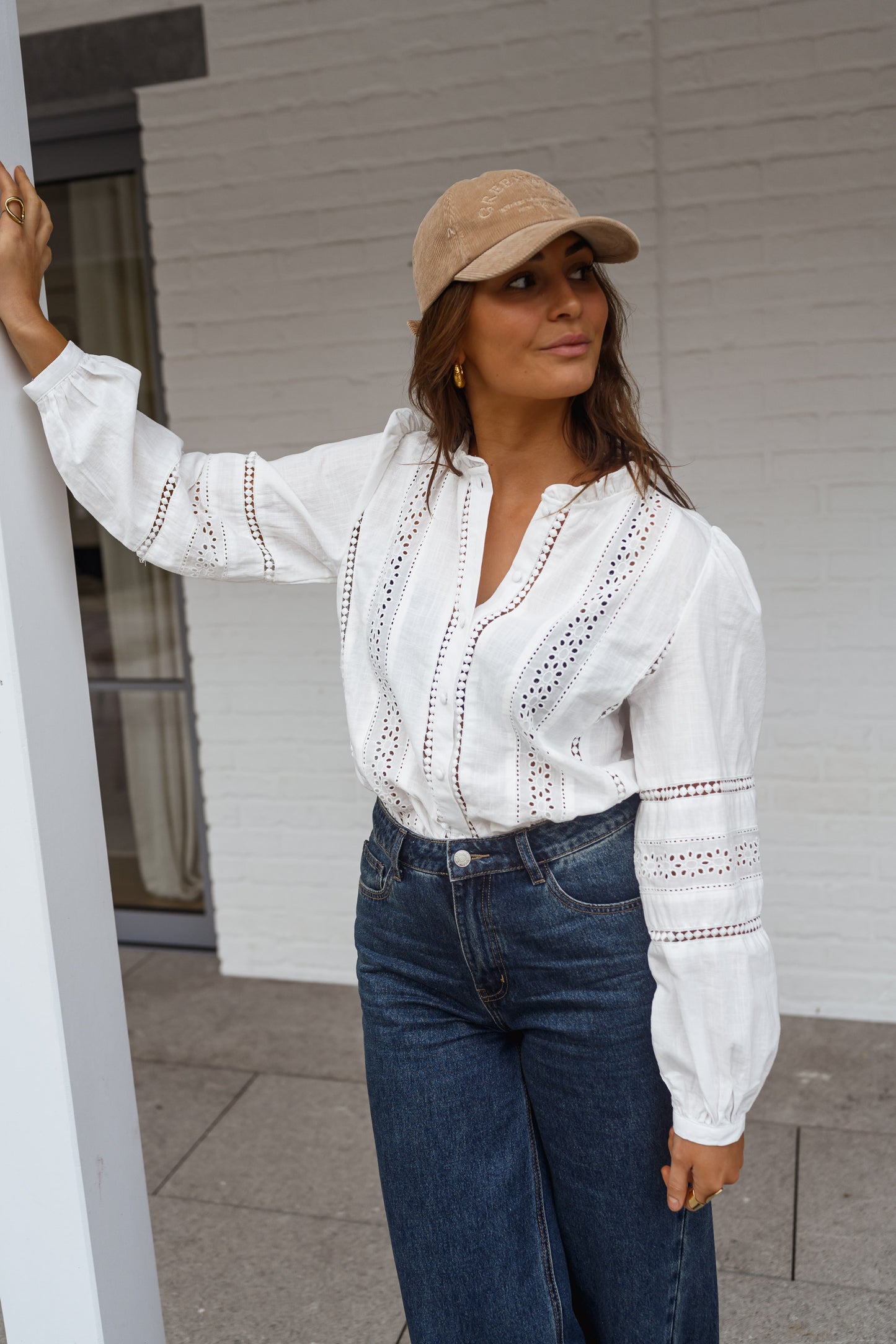 White Grain Blouse