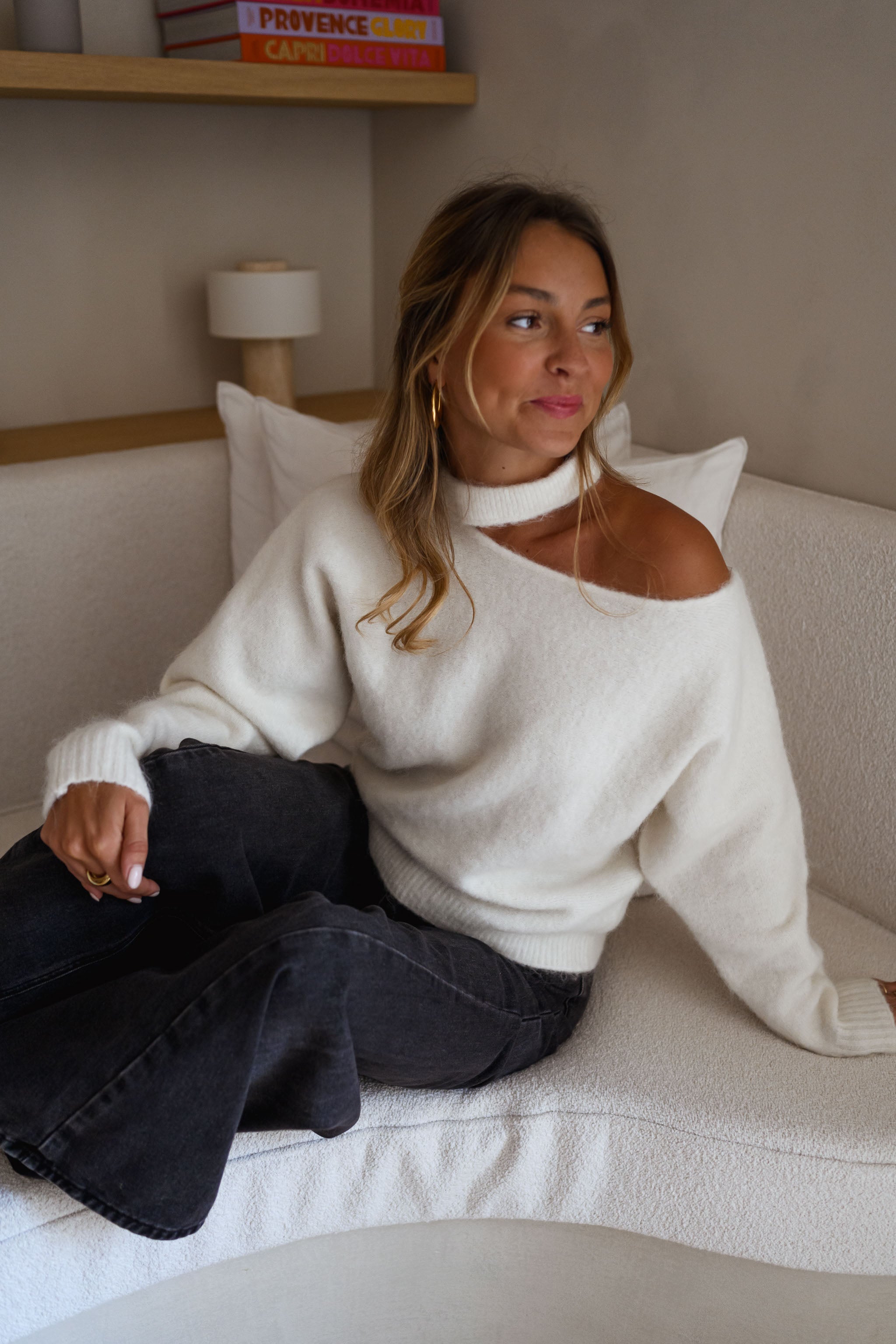 White Nuala Sweater