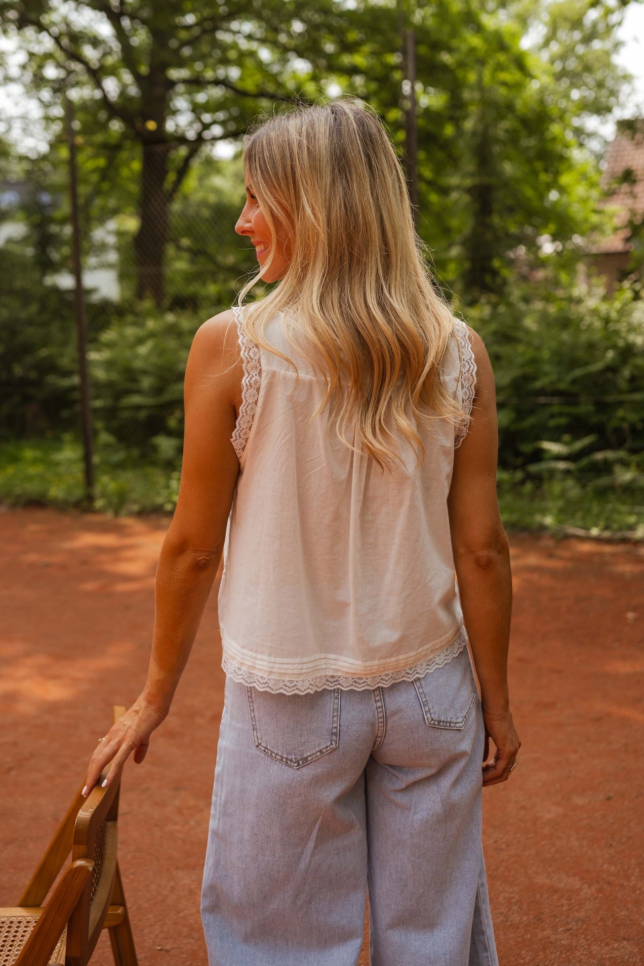 White Victoria Lace Top
