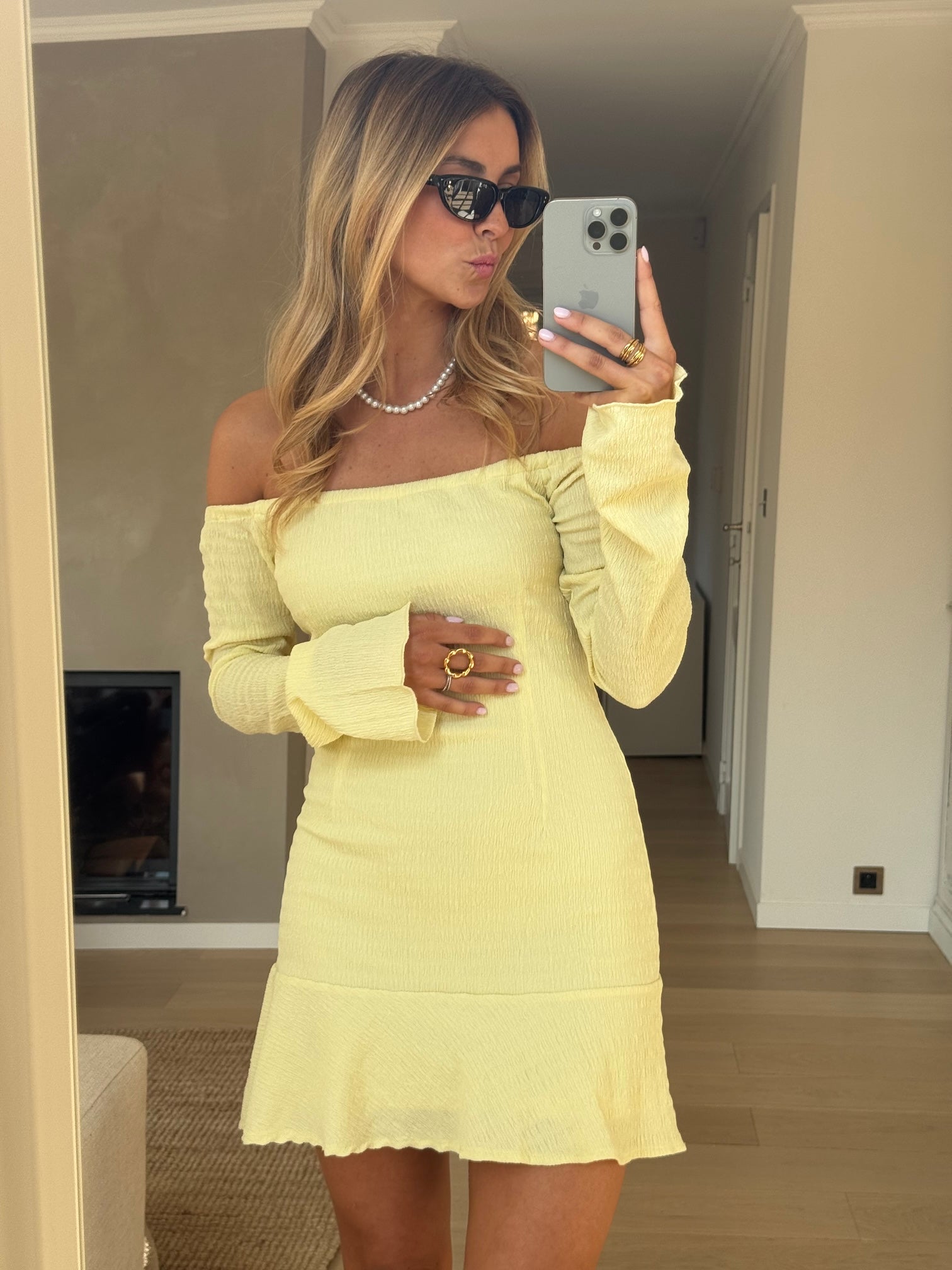 Yellow Athena Dress