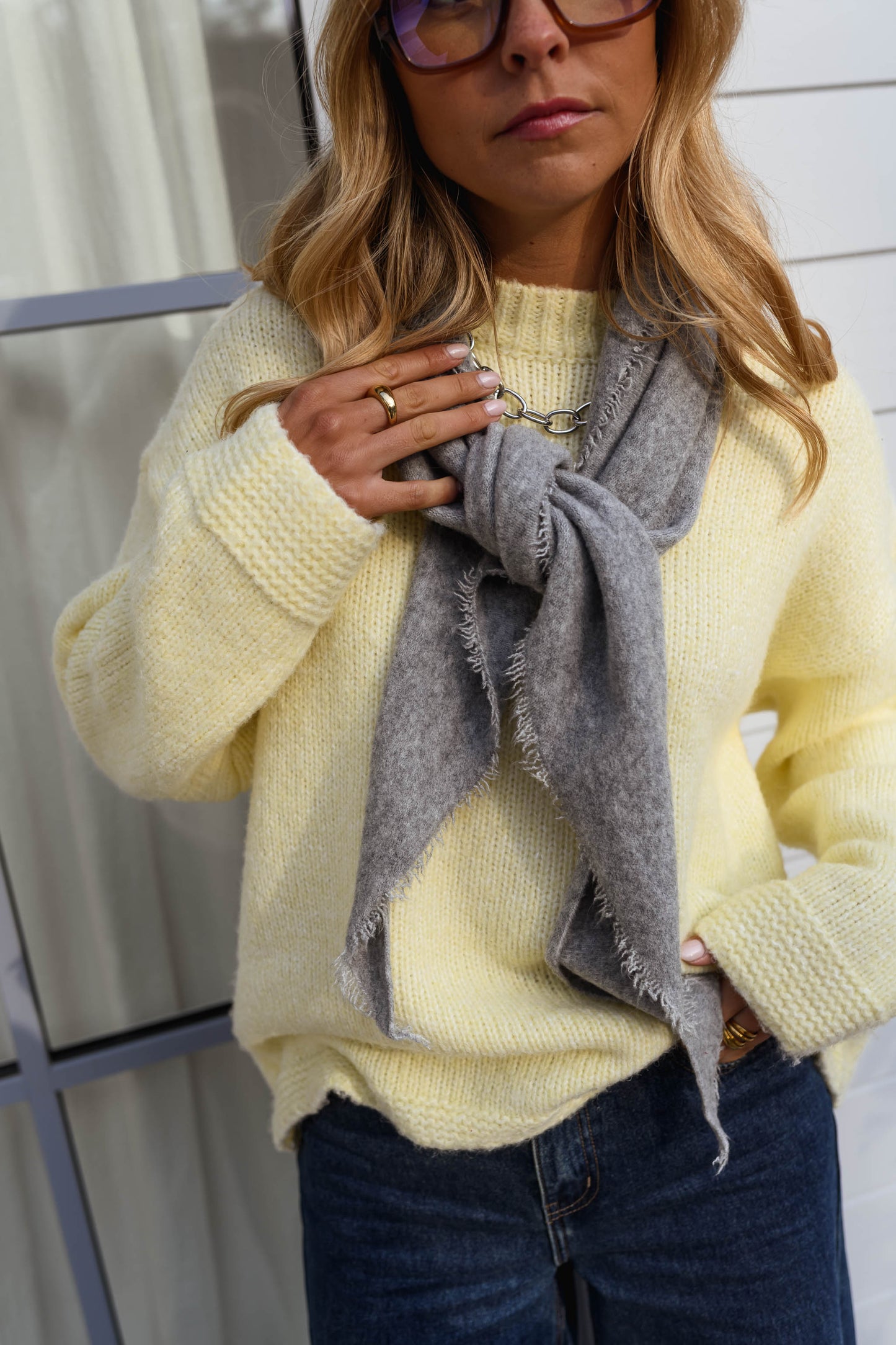 Yellow Elisa Sweater