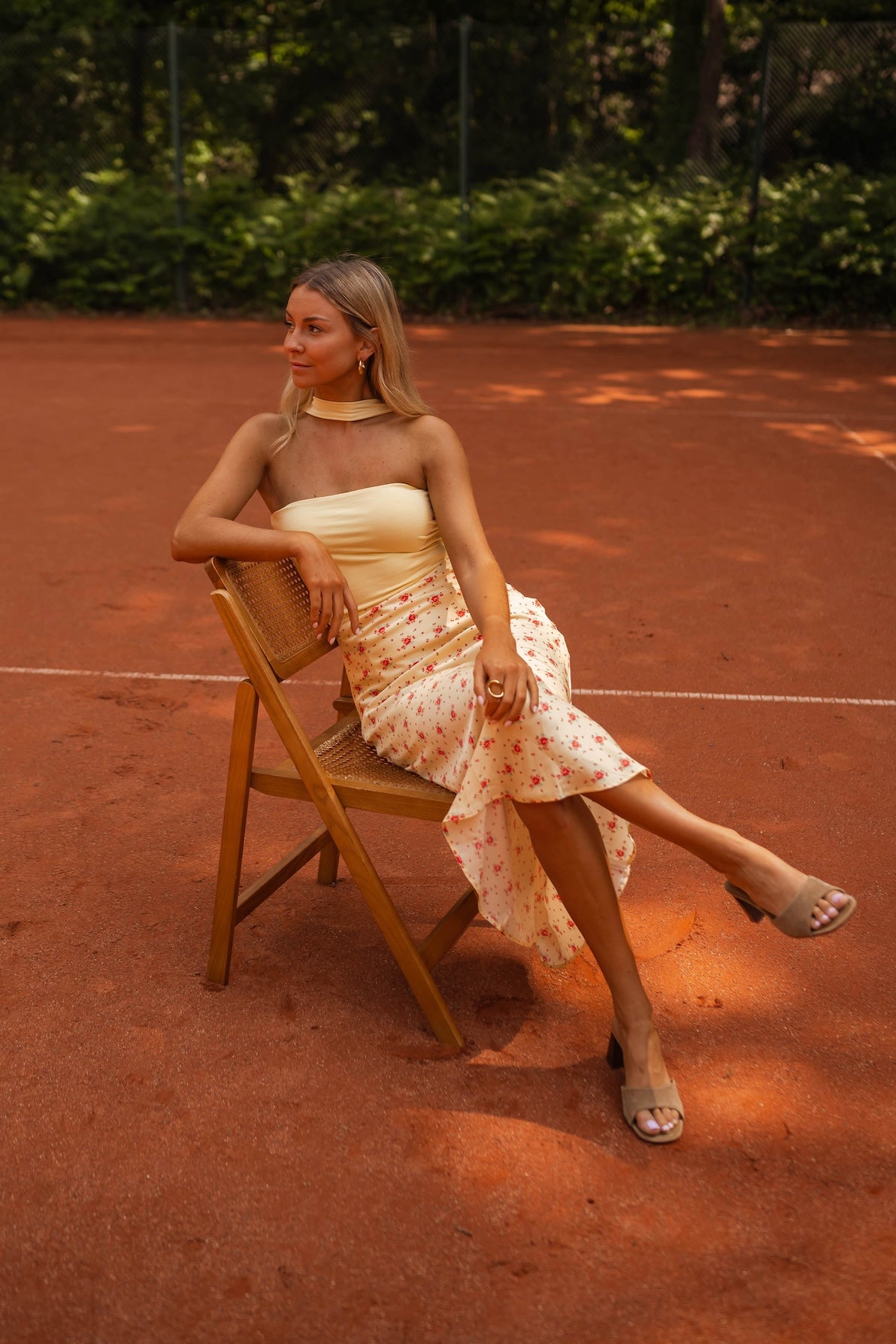 Yellow Floral Emy Skirt