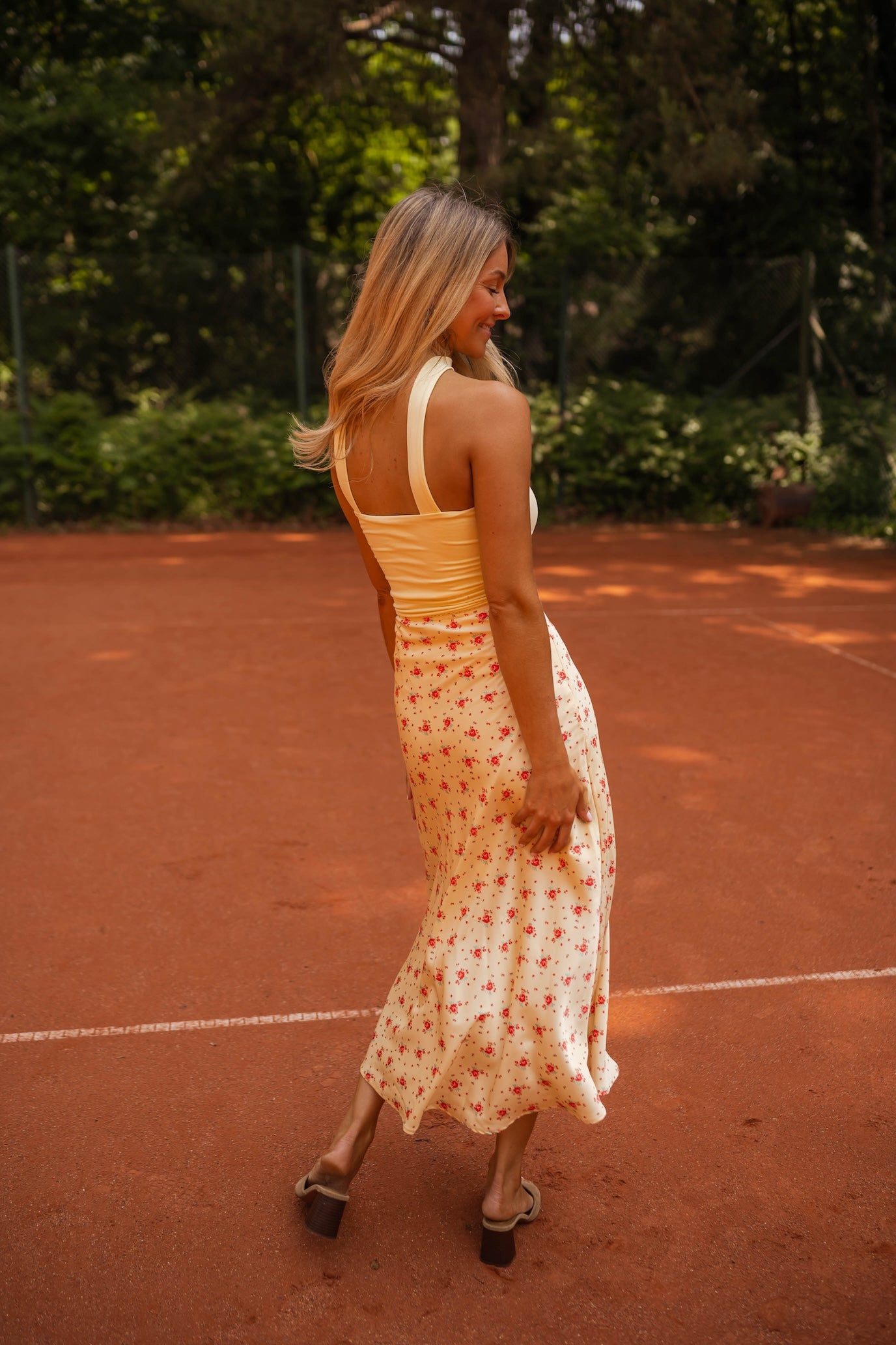 Yellow Floral Emy Skirt
