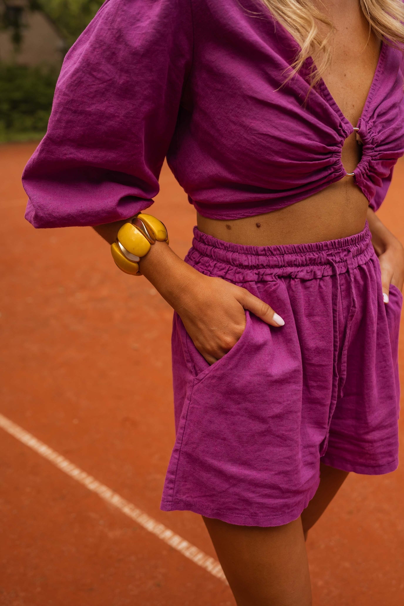 Yellow And Gold Gola Bracelet